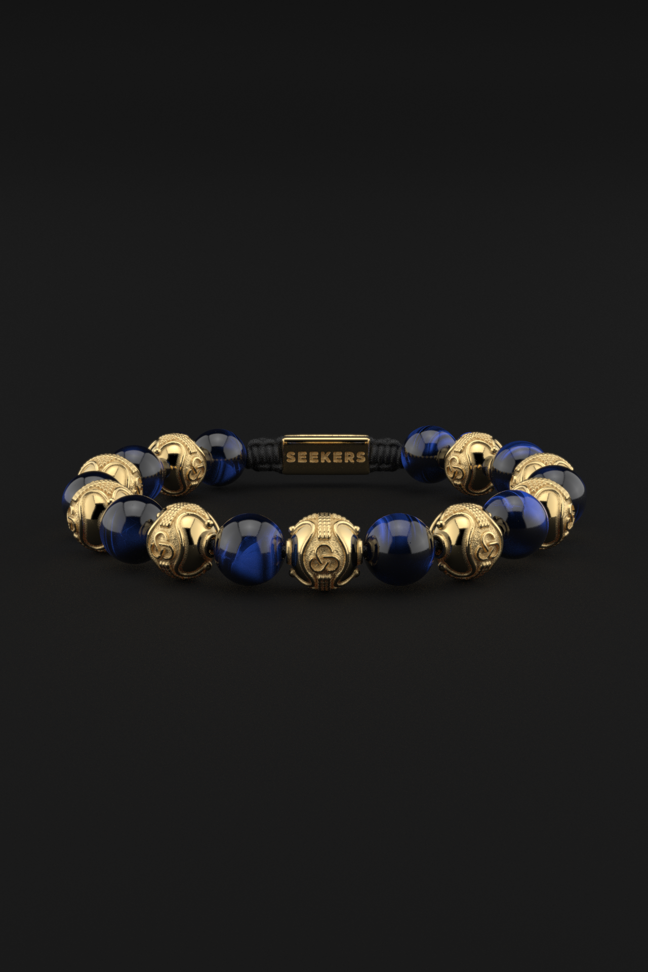 Blue Tiger Eye Bracelet 10mm | Prestige