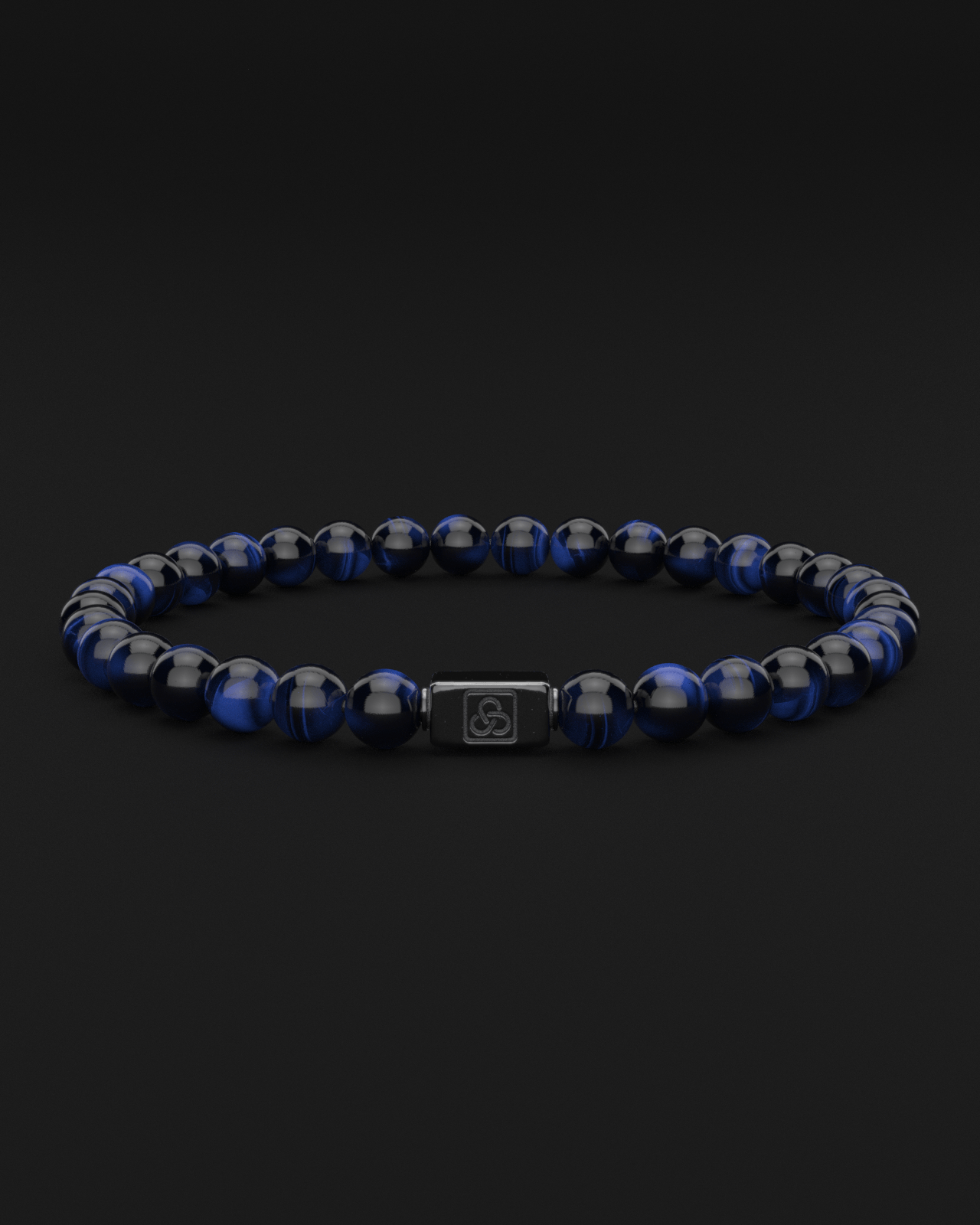 Blue Tiger Eye Bracelet 6mm | Essential