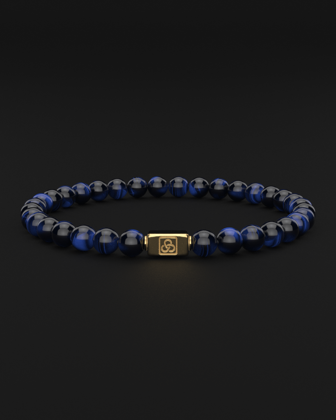 Blue Tiger Eye Bracelet 6mm | Essential