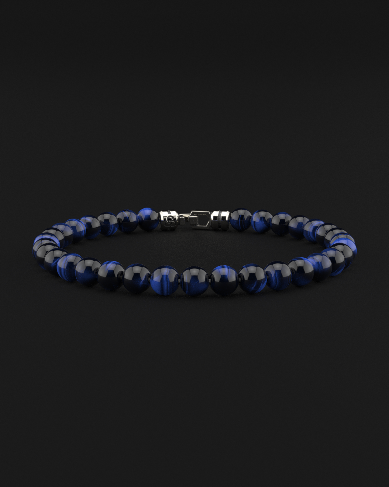 Blue Tiger Eye Bracelet 6mm | VERTEX