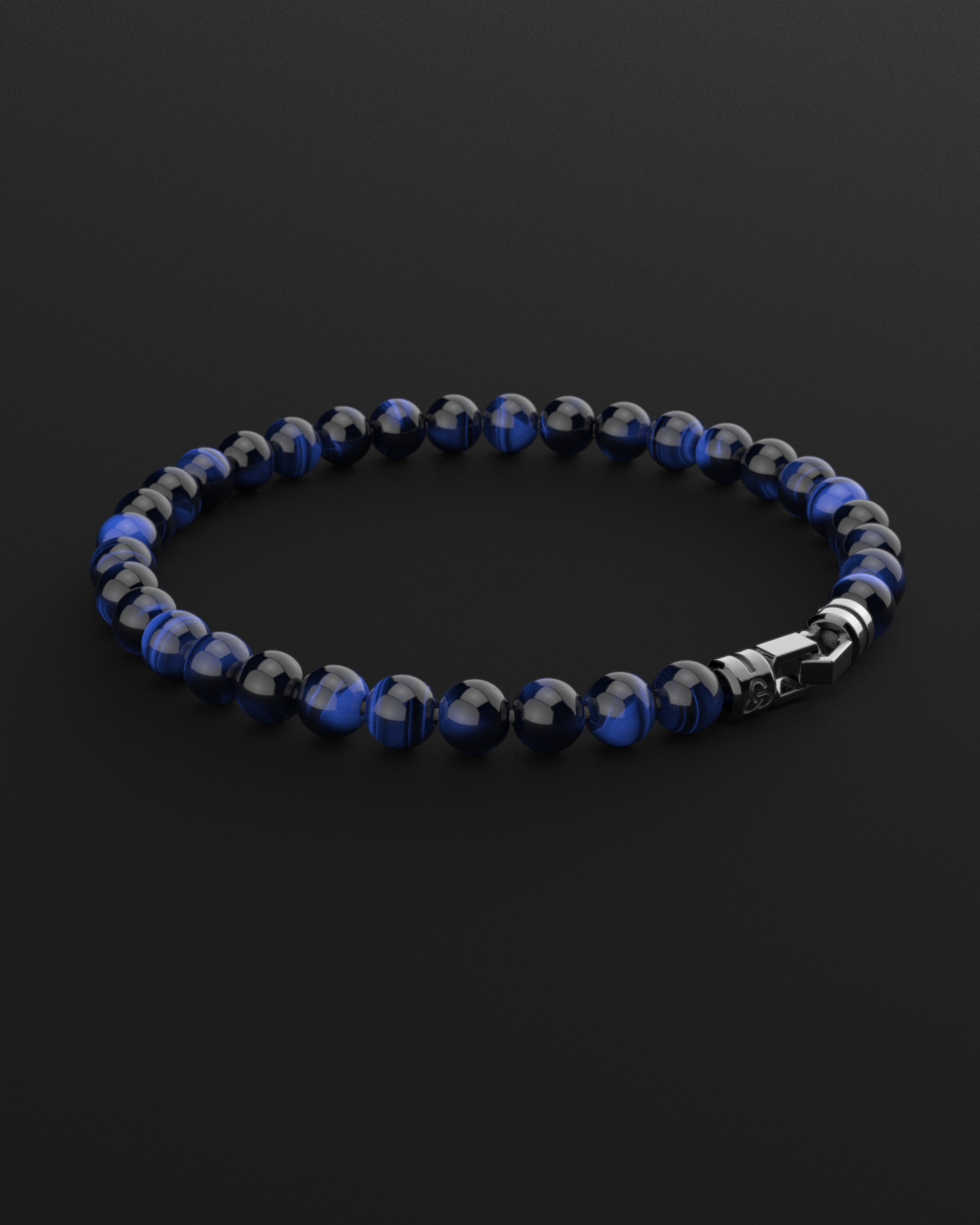 Blue Tiger Eye Bracelet 6mm | VERTEX