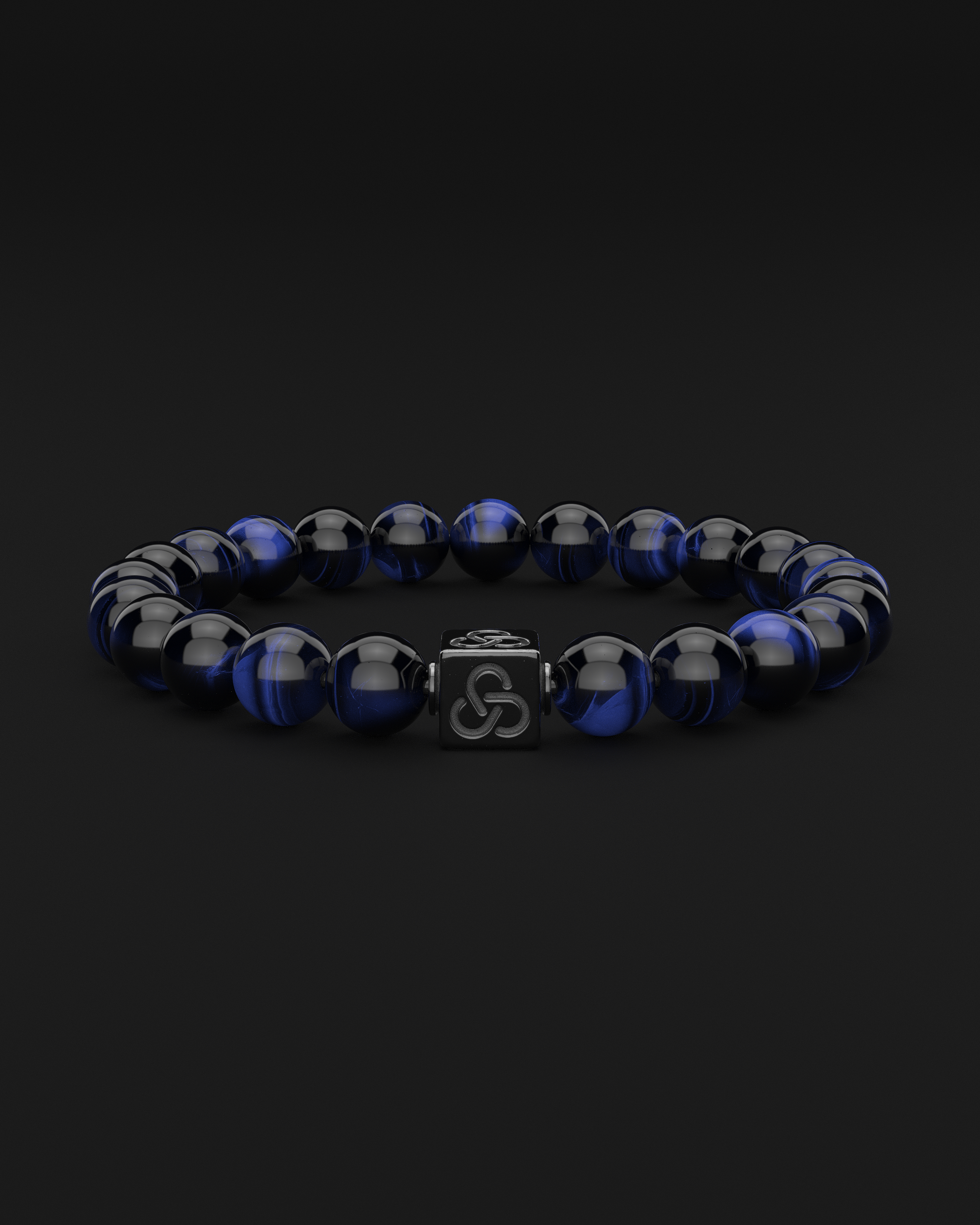 Blue Tiger Eye Bracelet 8mm | Essential