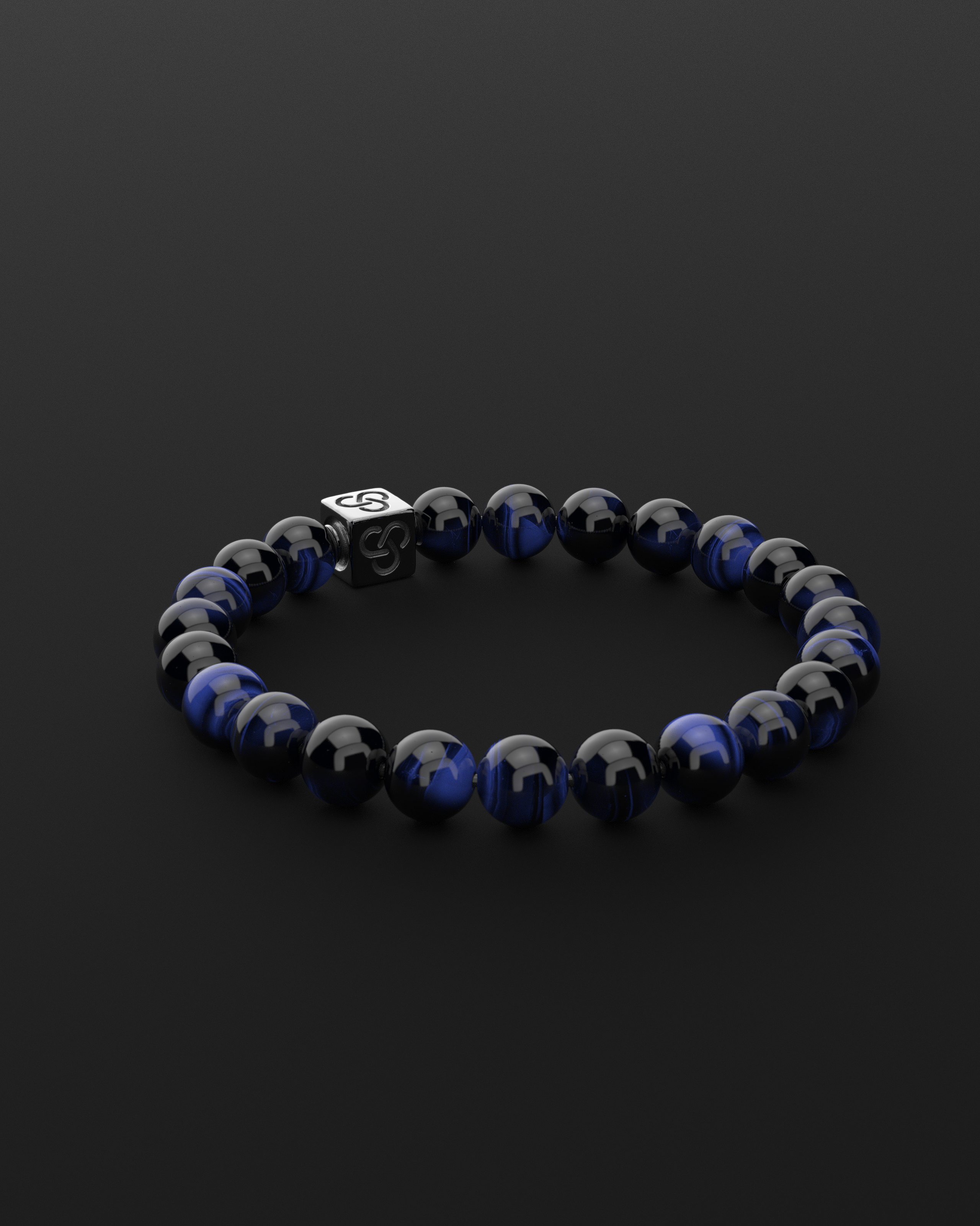 Blue Tiger Eye Bracelet 8mm | Essential