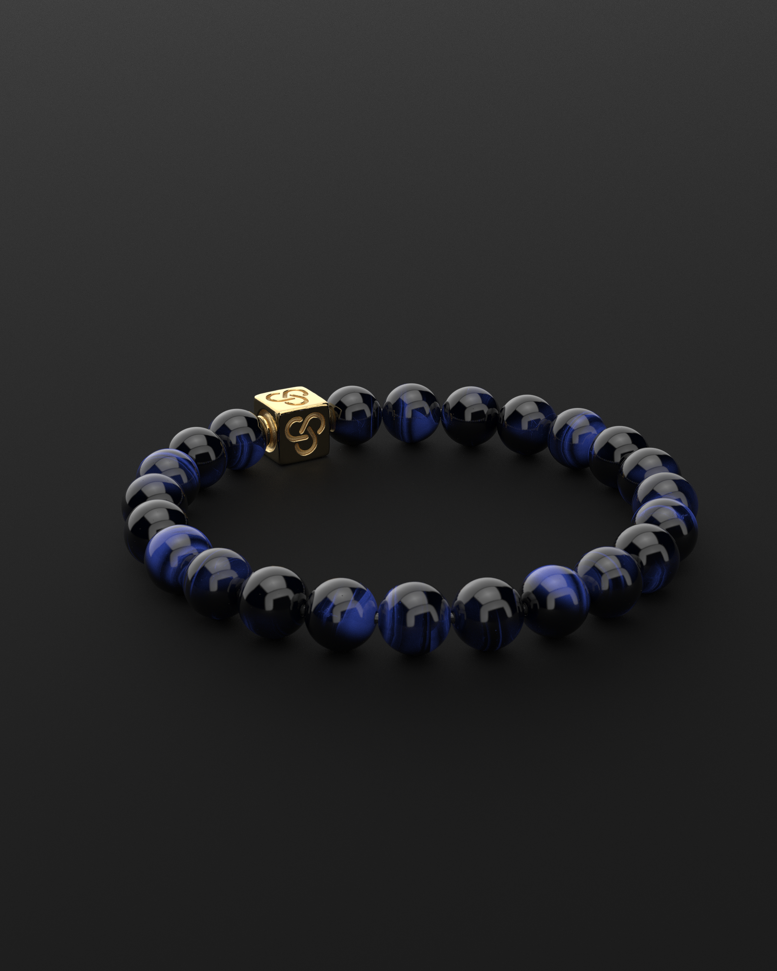 Blue Tiger Eye Bracelet 8mm | Essential