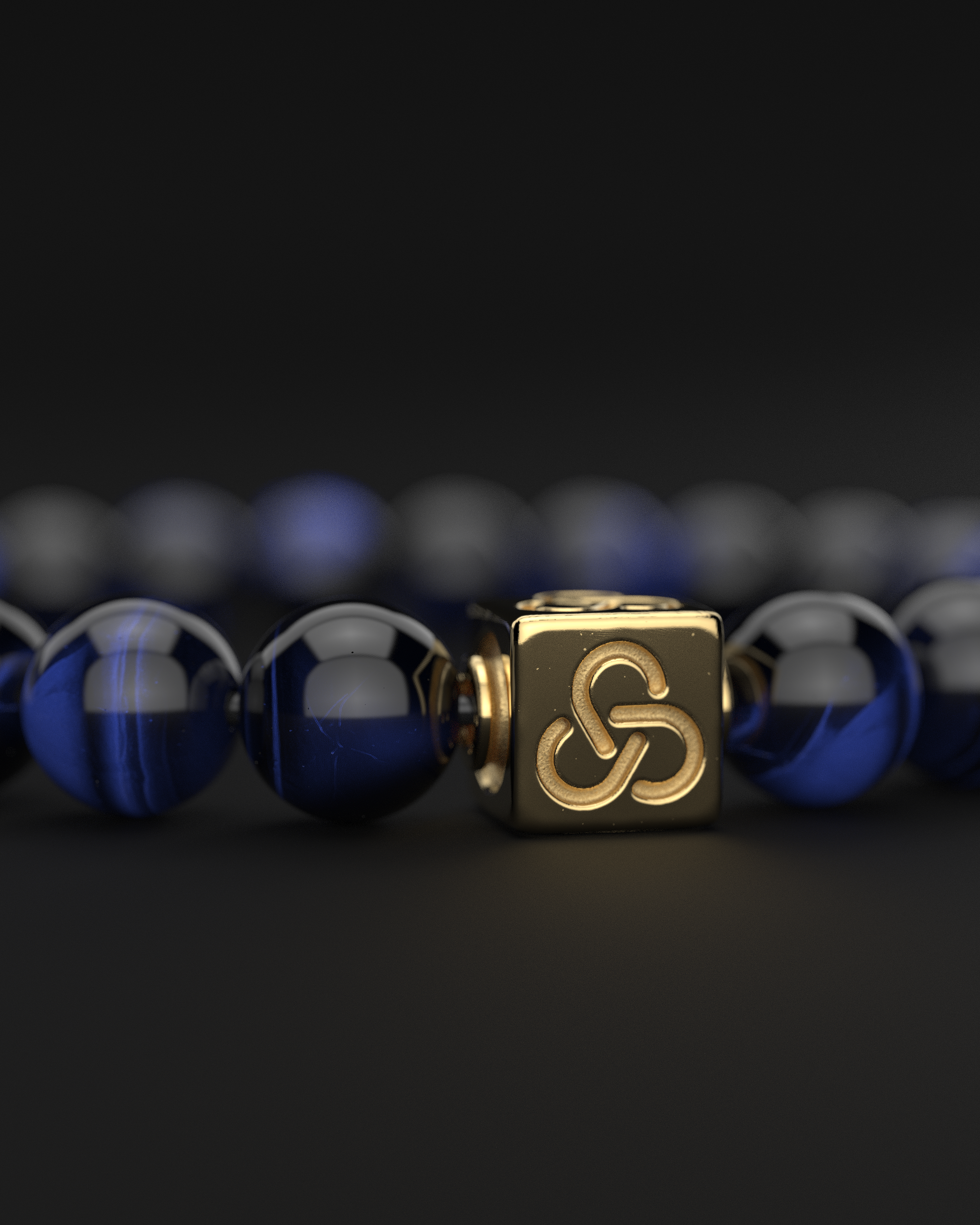 Blue Tiger Eye Bracelet 8mm | Essential