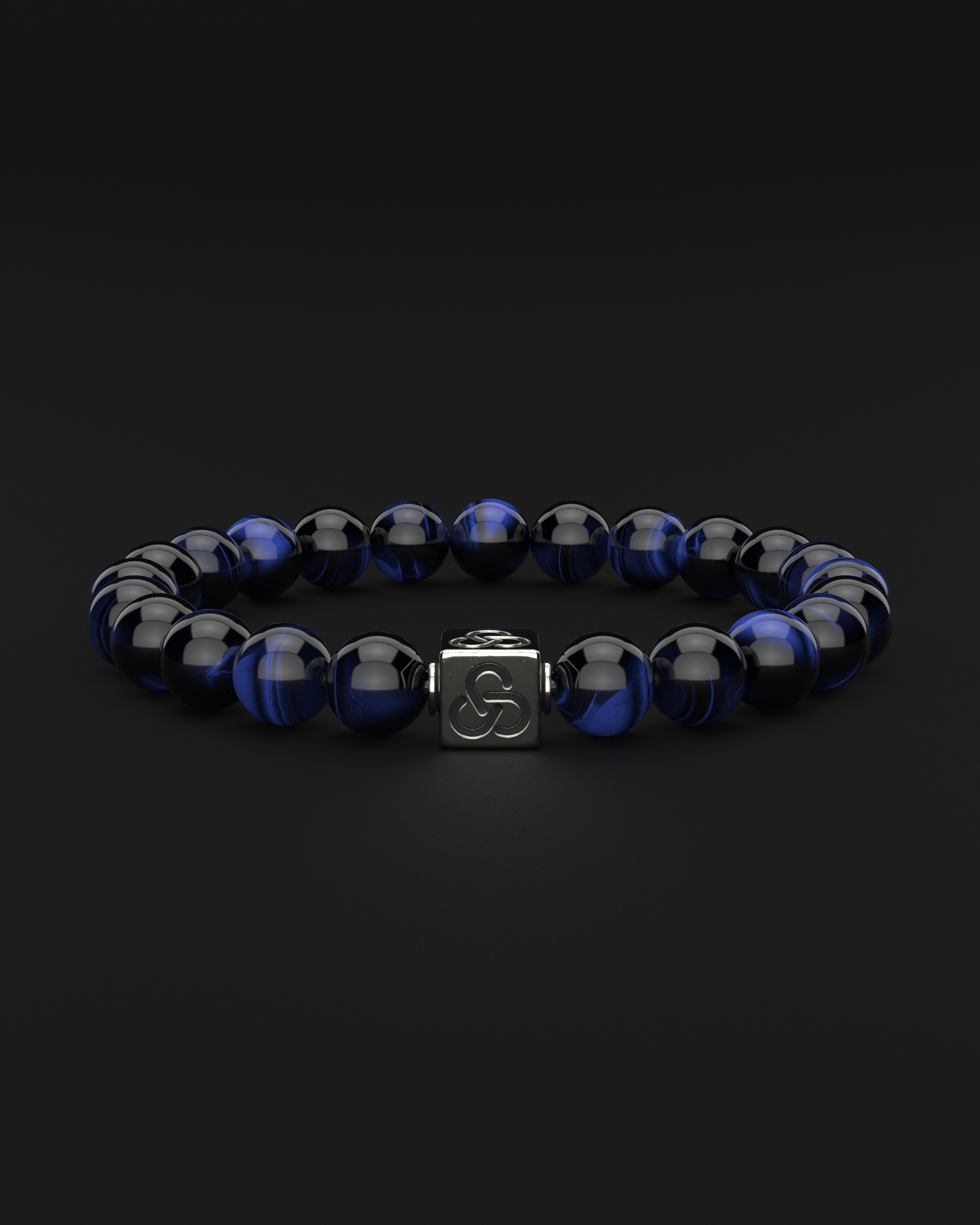 Blue Tiger Eye Bracelet 8mm | Essential