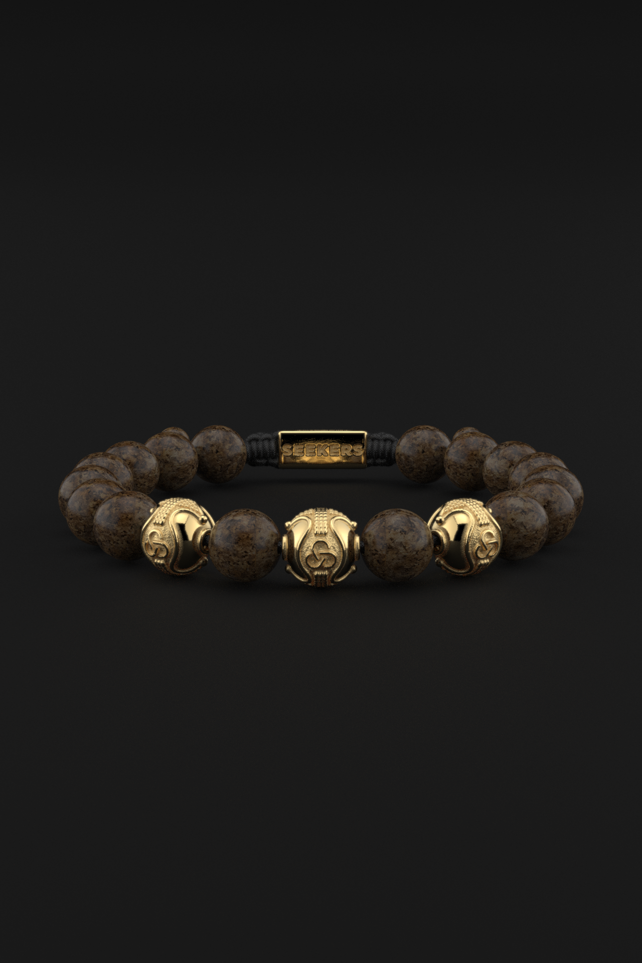 Bronzite Bracelet 10mm | Premium