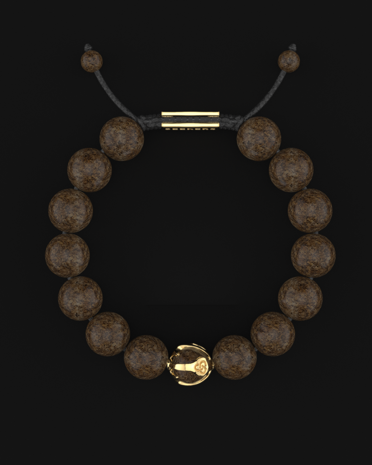 Bronzite Bracelet 12mm | Waves