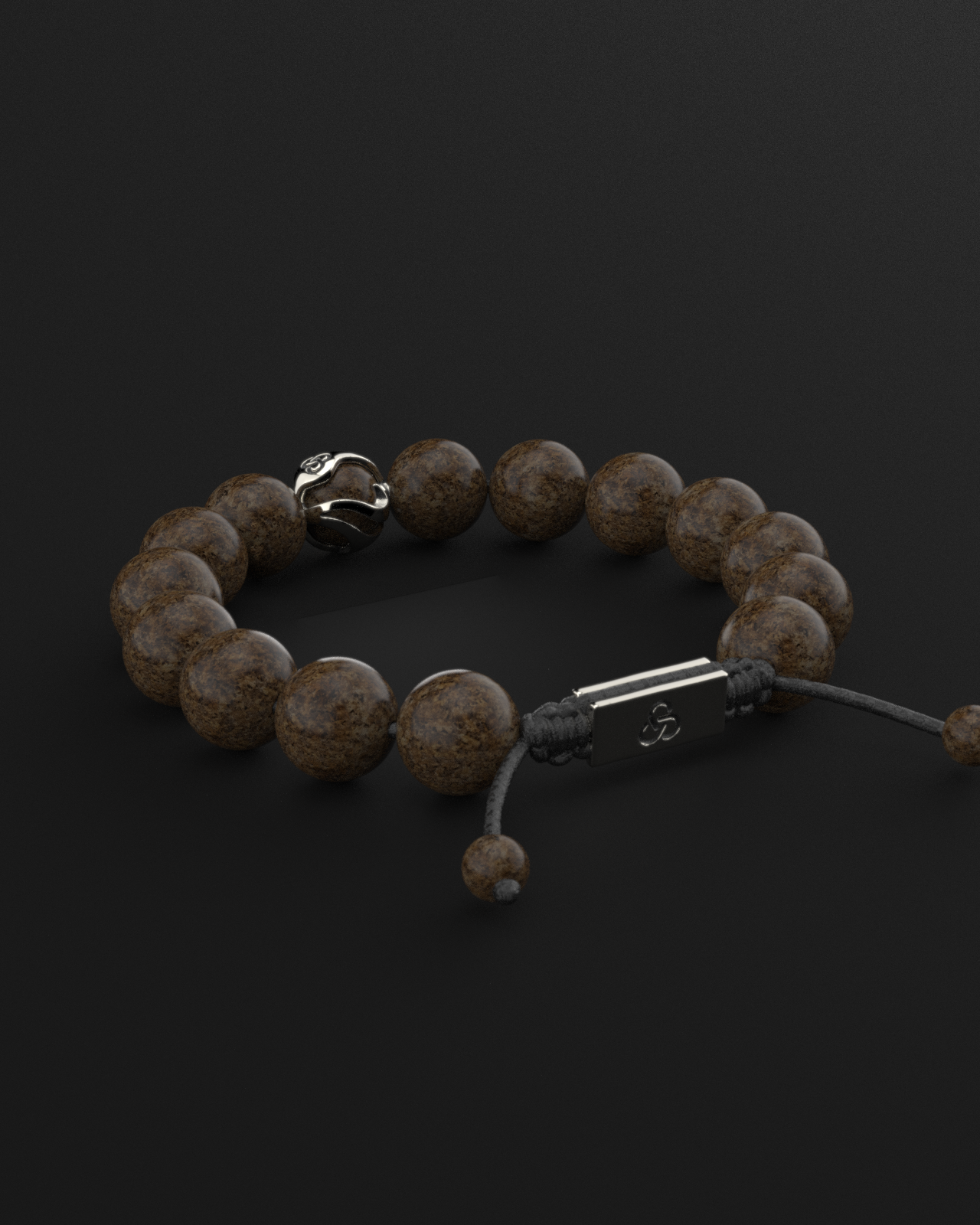 Bronzite Bracelet 12mm | Waves