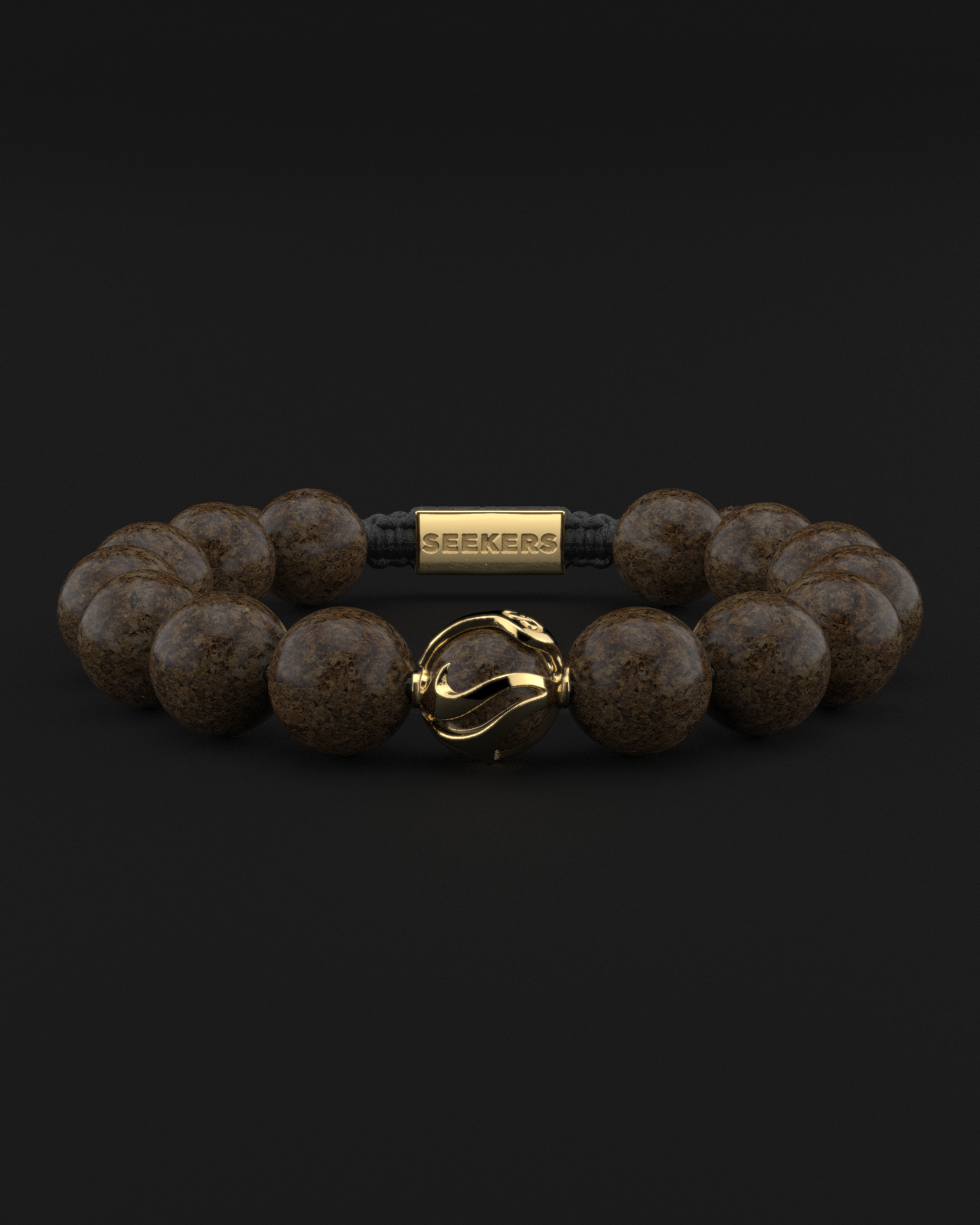 Bronzite Bracelet 12mm | Waves