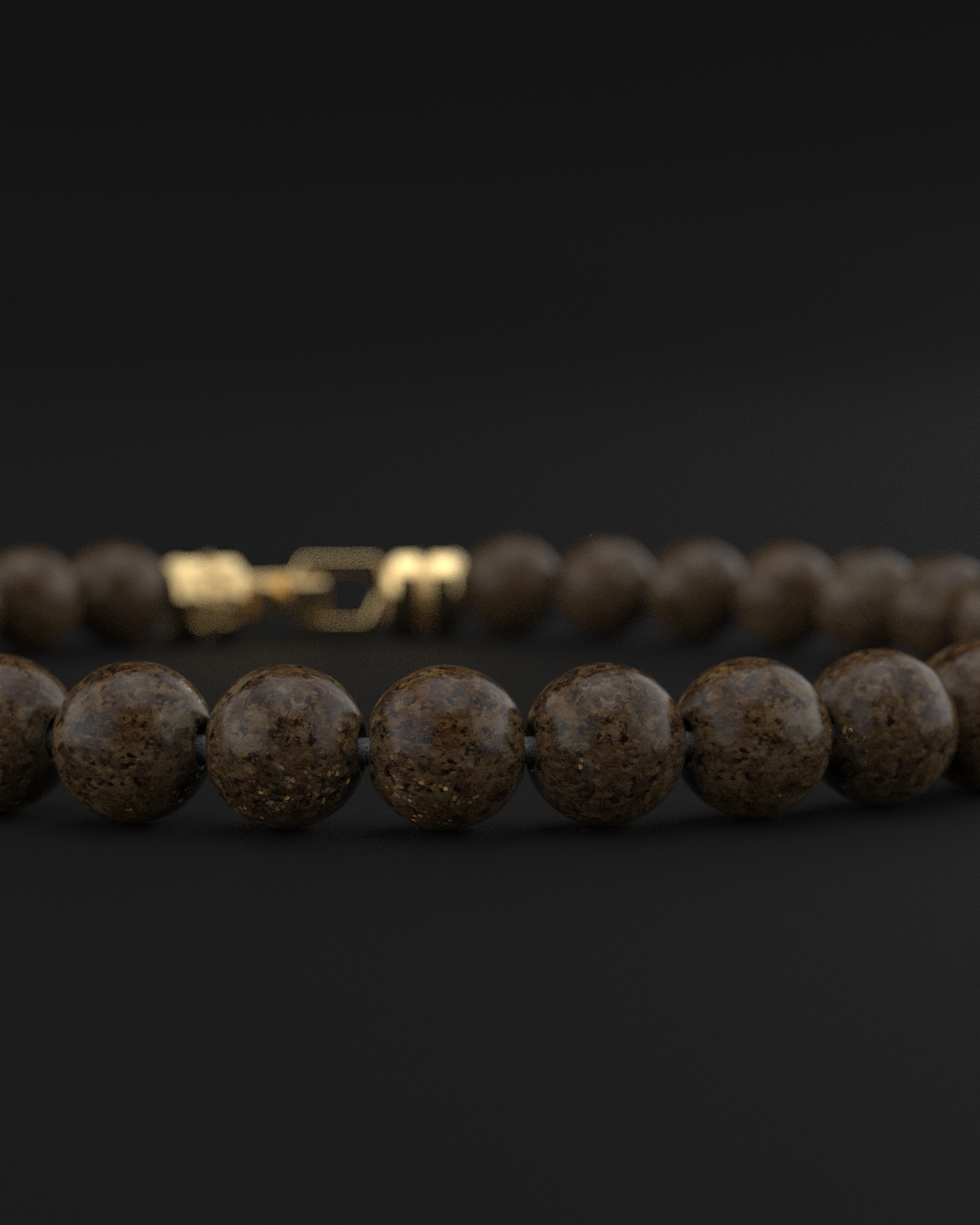 Bronzite Bracelet 6mm | VERTEX