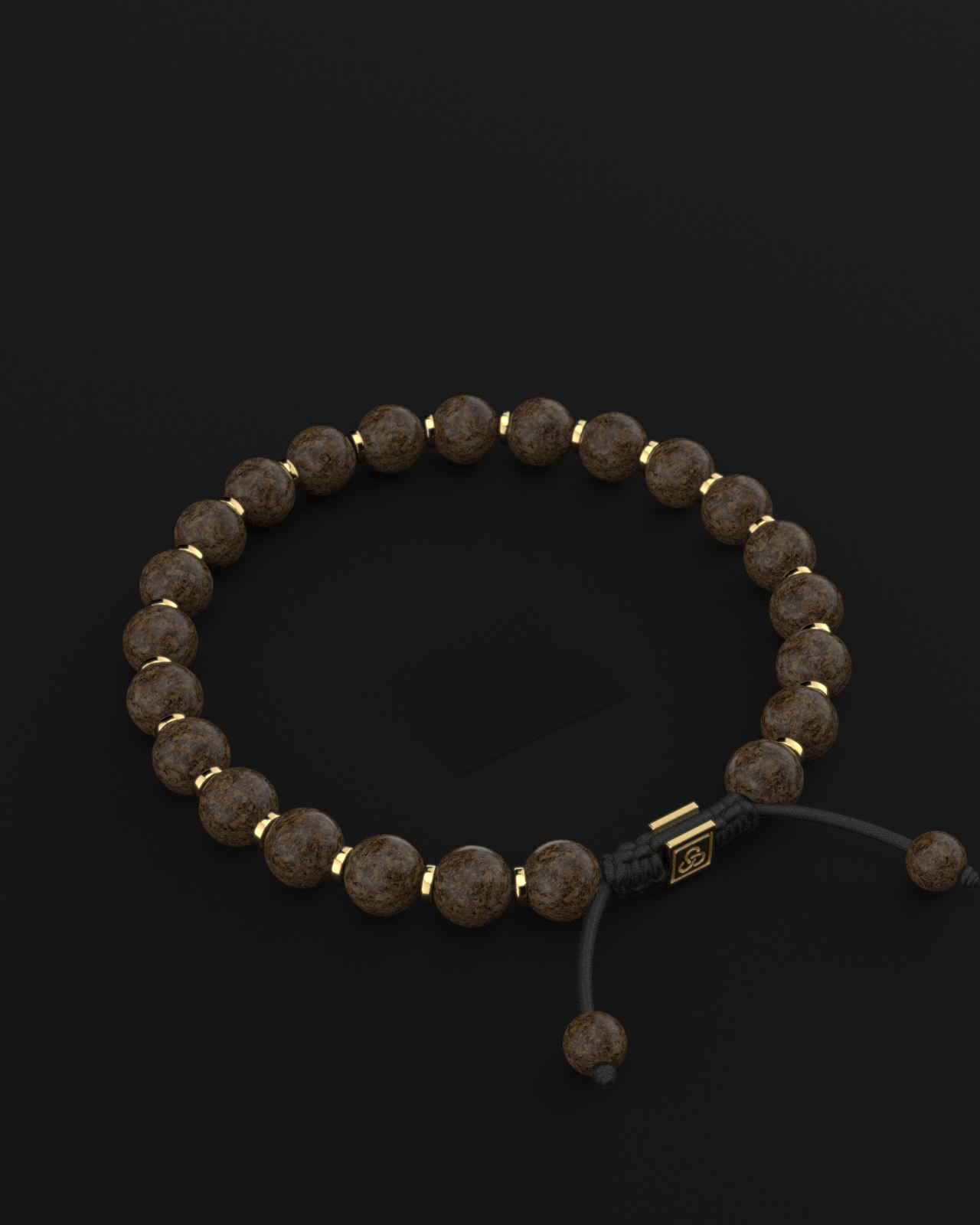 Bronzite Bracelet 8mm | Prayer