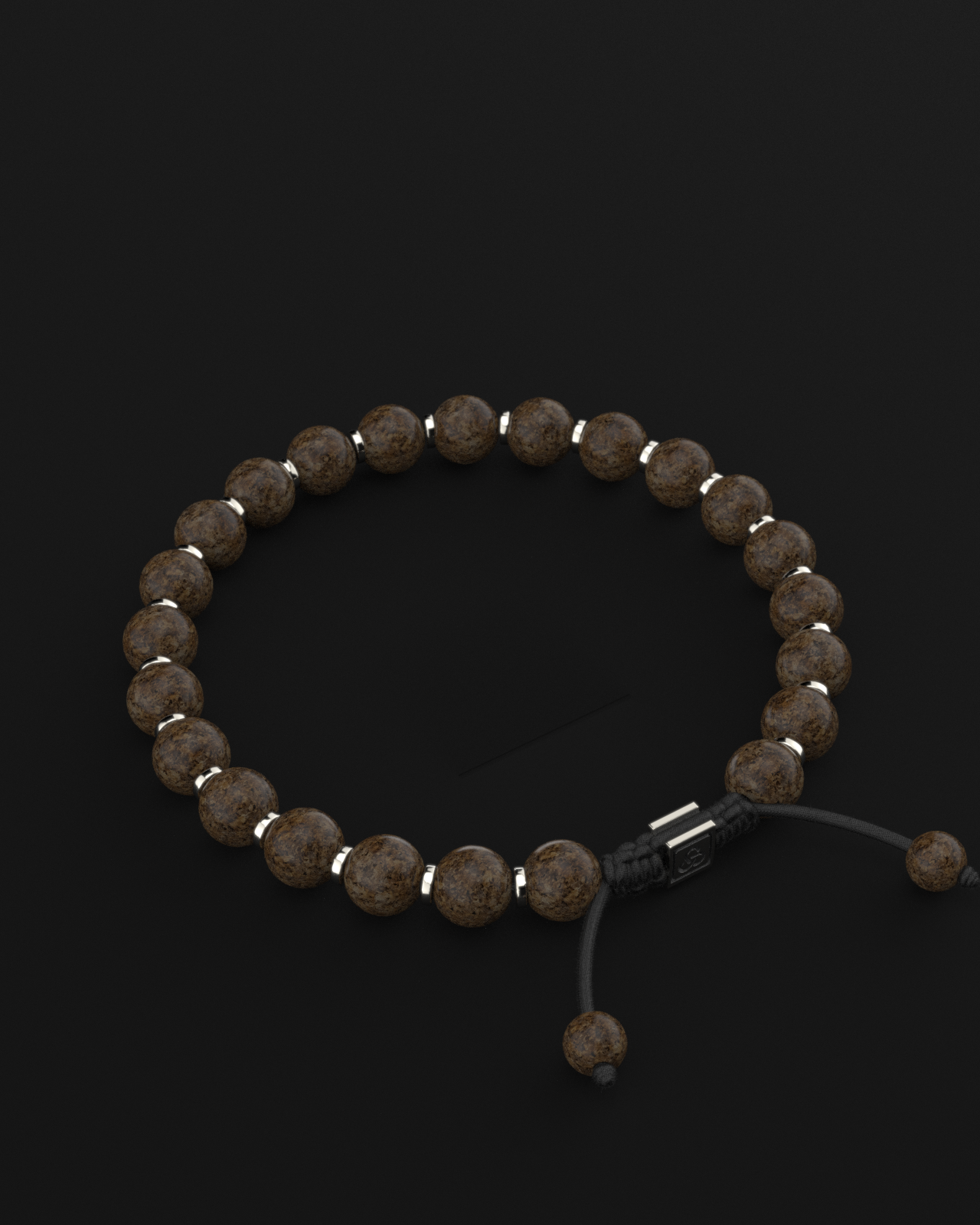 Bronzite Bracelet 8mm | Prayer