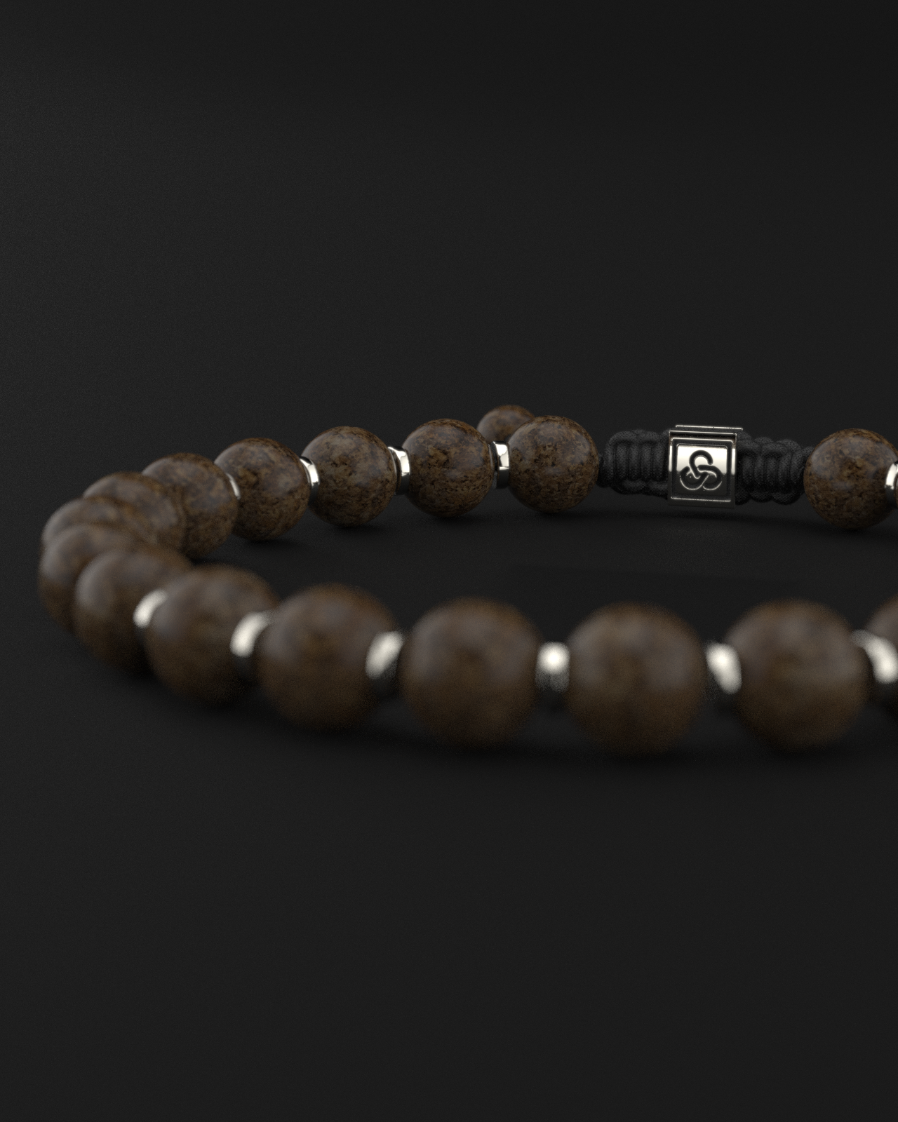 Bronzite Bracelet 8mm | Prayer