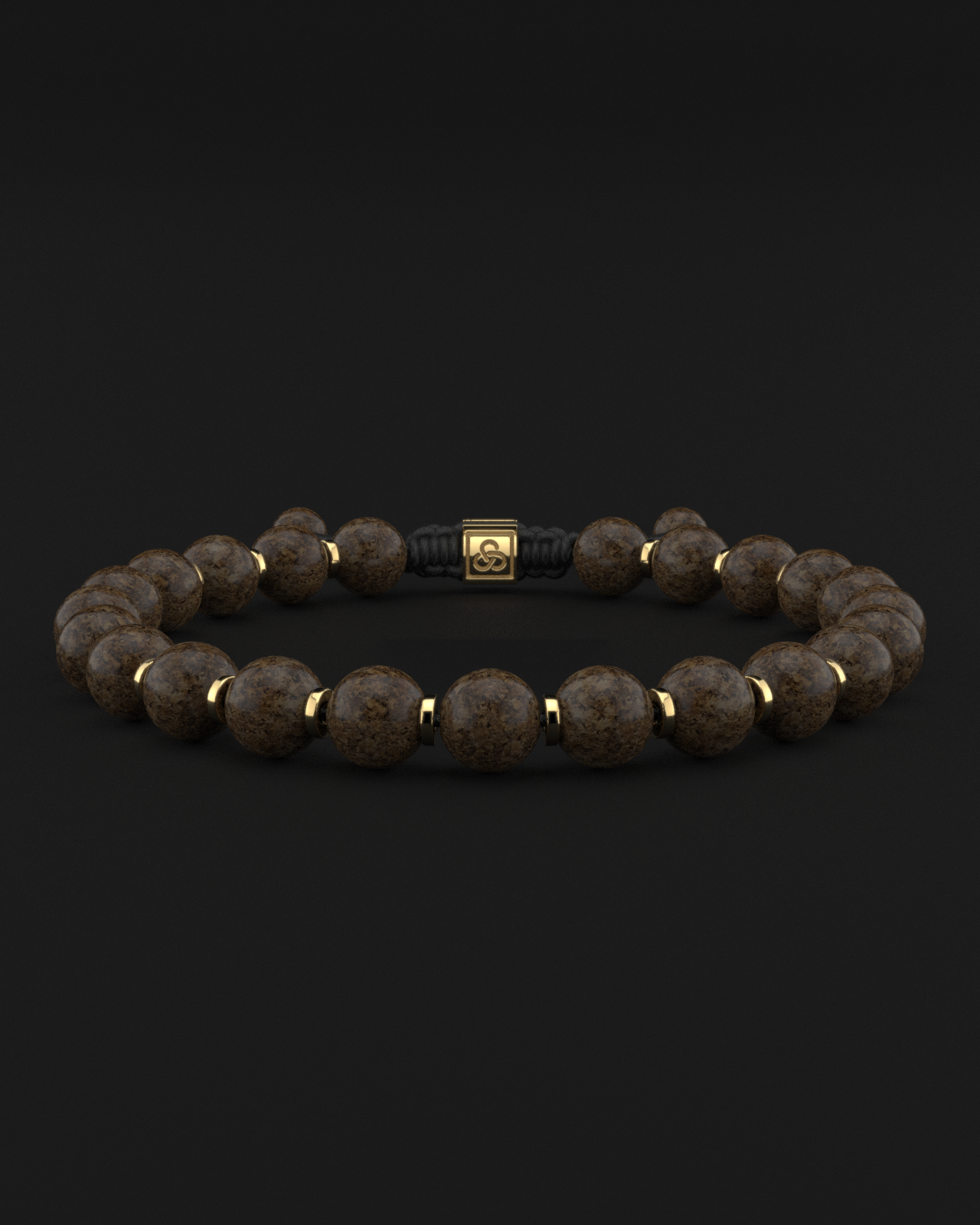 Bronzite Bracelet 8mm | Prayer