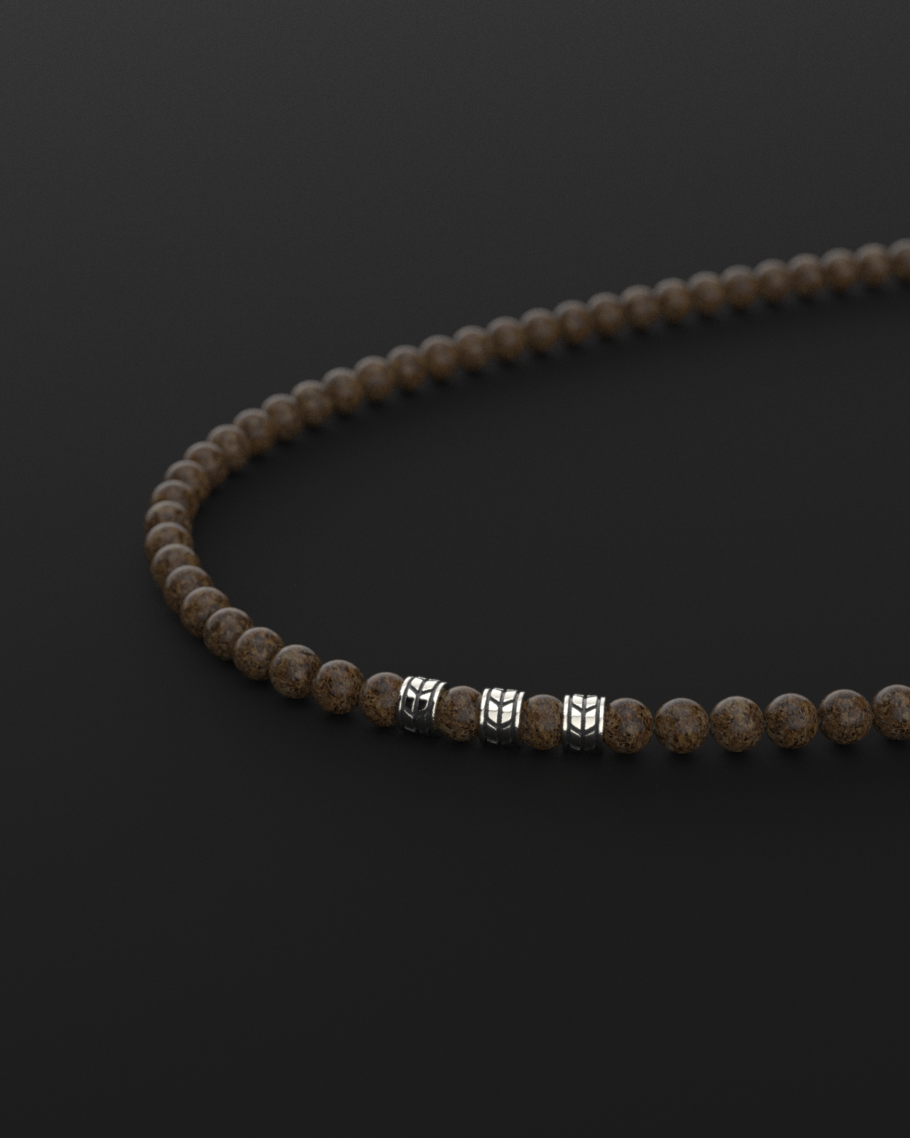 Bronzite Necklace 8mm | Royale