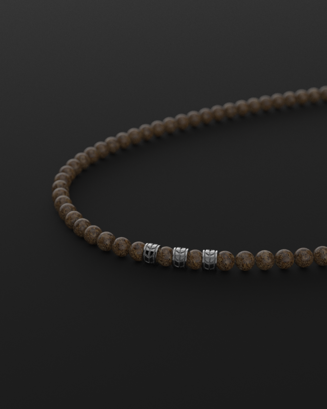 Bronzite Necklace 8mm | Royale