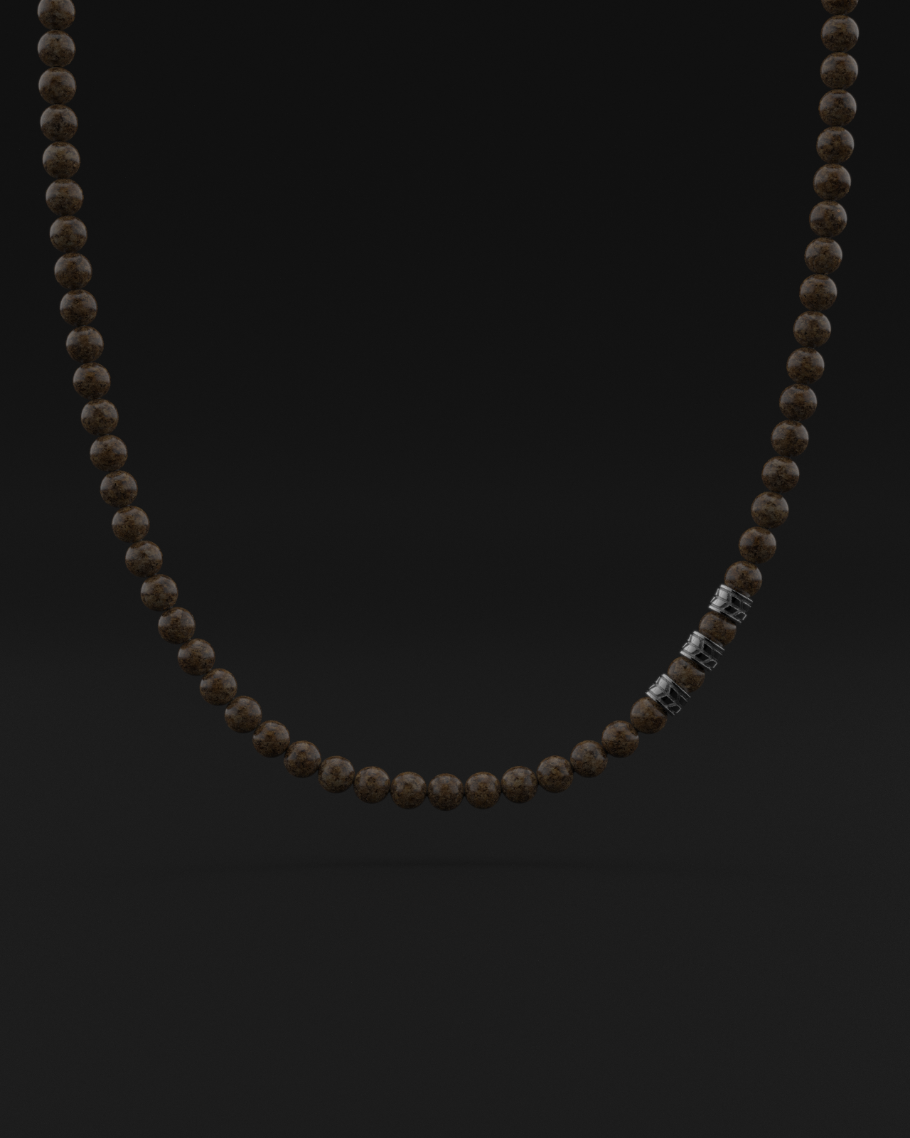 Bronzite Necklace 8mm | Royale