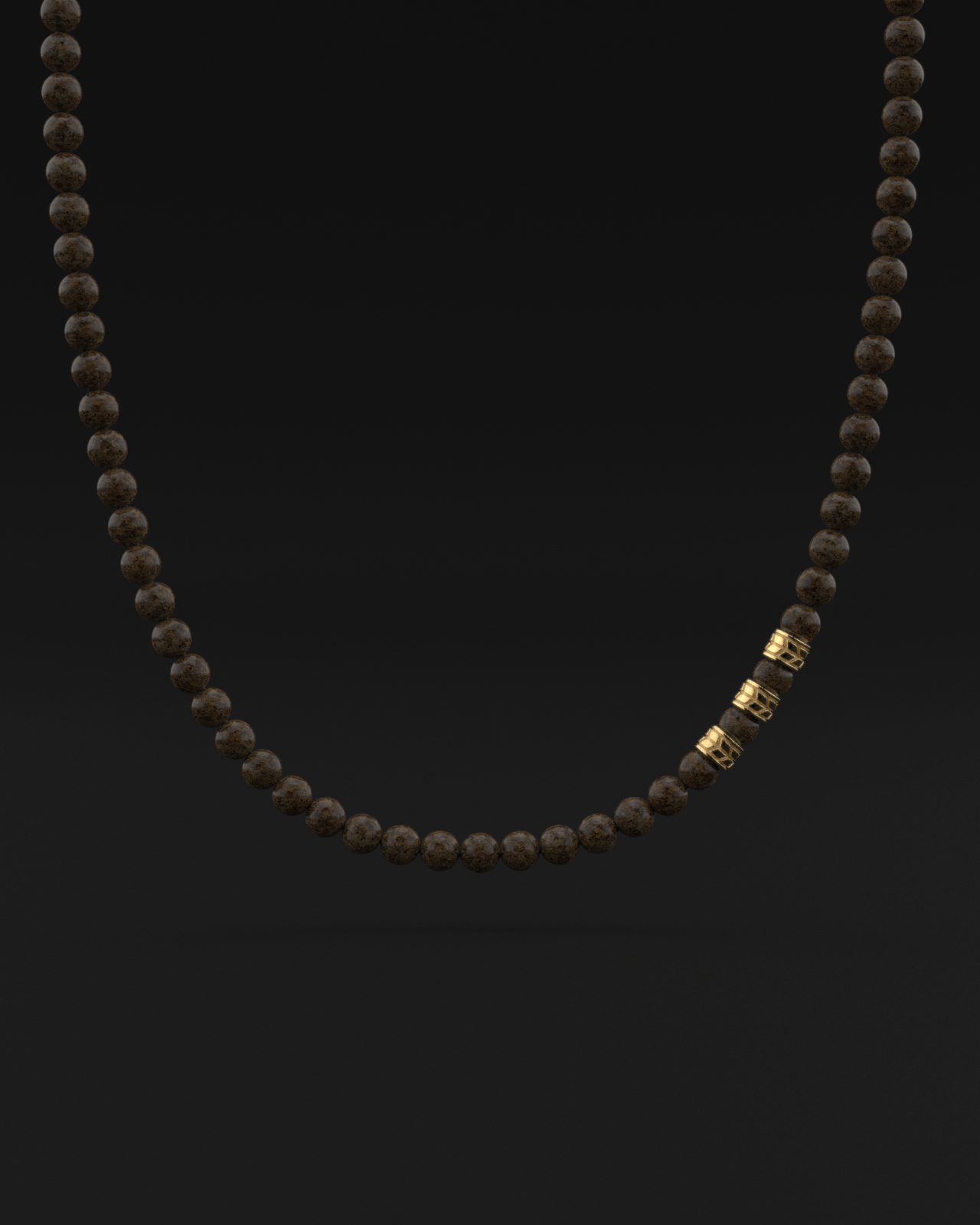 Bronzite Necklace 8mm | Royale