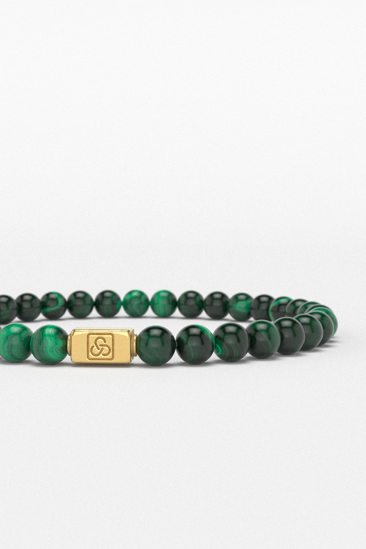 Green Malachite Bracelet 6mm | Essential
