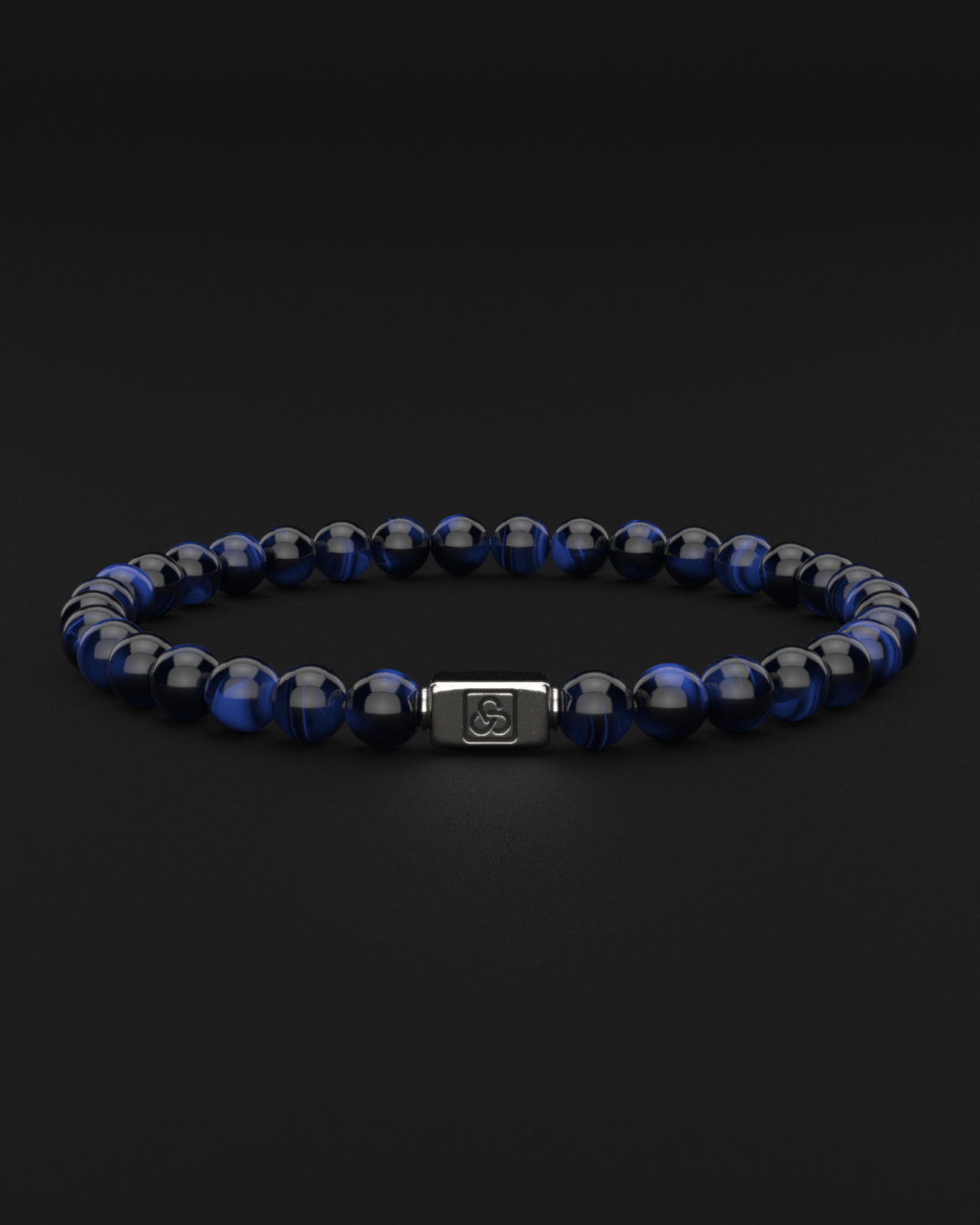 Blue Tiger Eye Bracelet 6mm | Essential