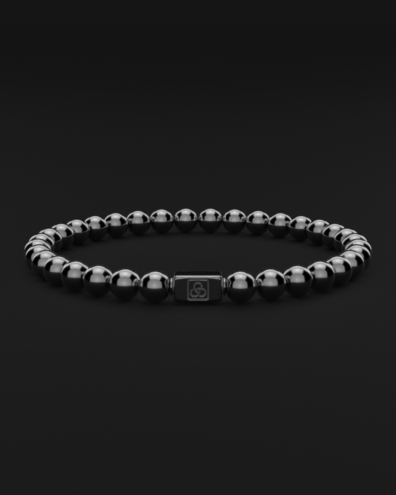 Bracciale in ematite 6mm | Essenziale