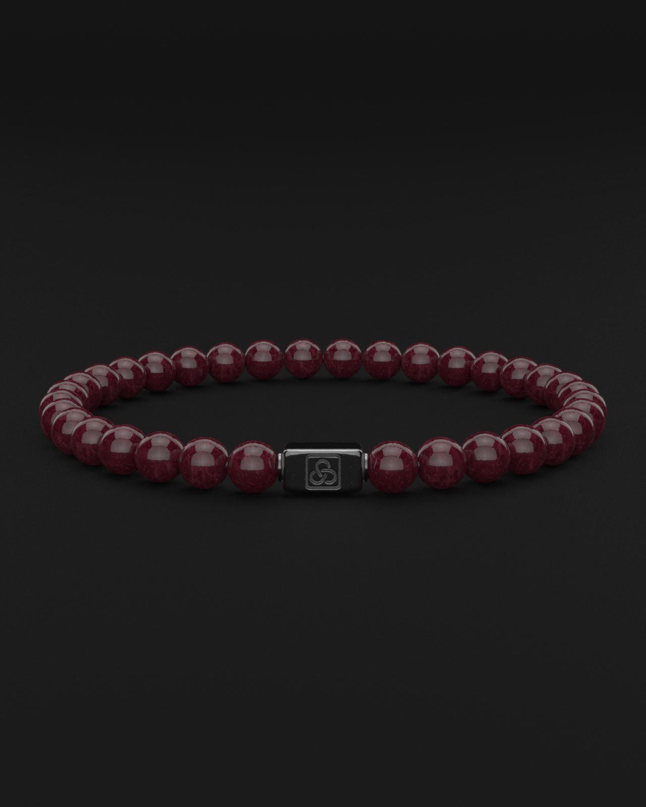 Red Garnet Bracelet 6mm | Essential