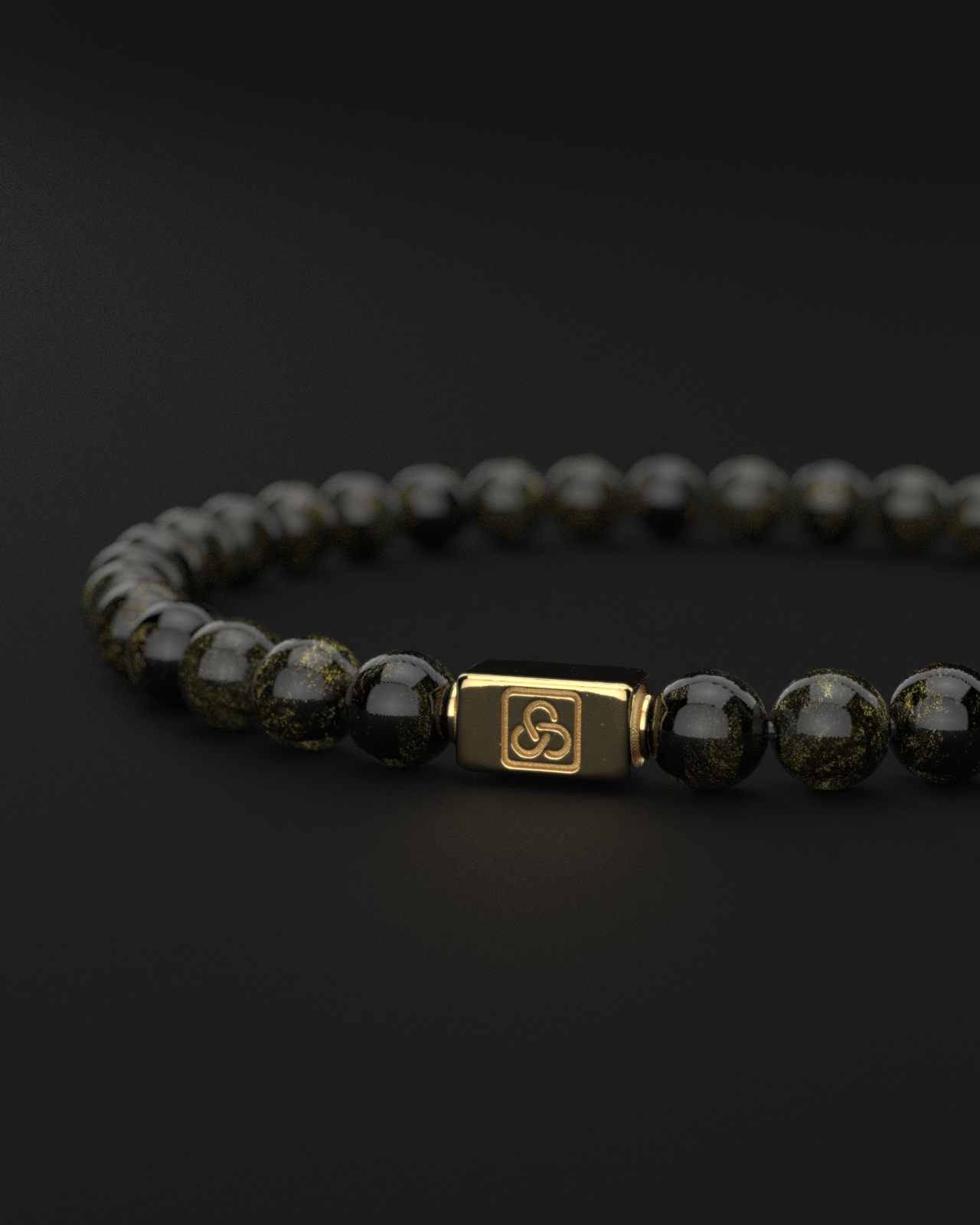 Obsidian Bracelet 6mm | Essential