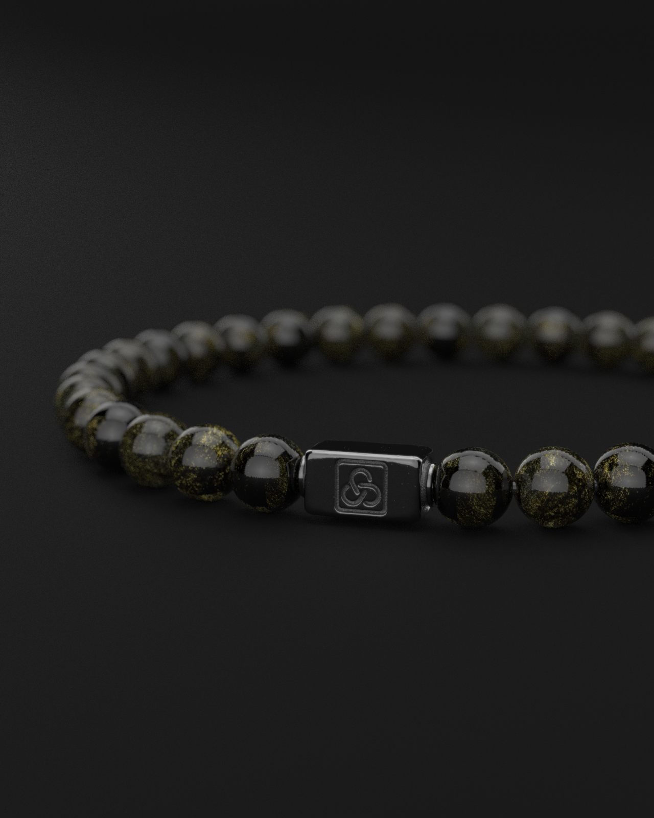 Obsidian Bracelet 6mm | Essential