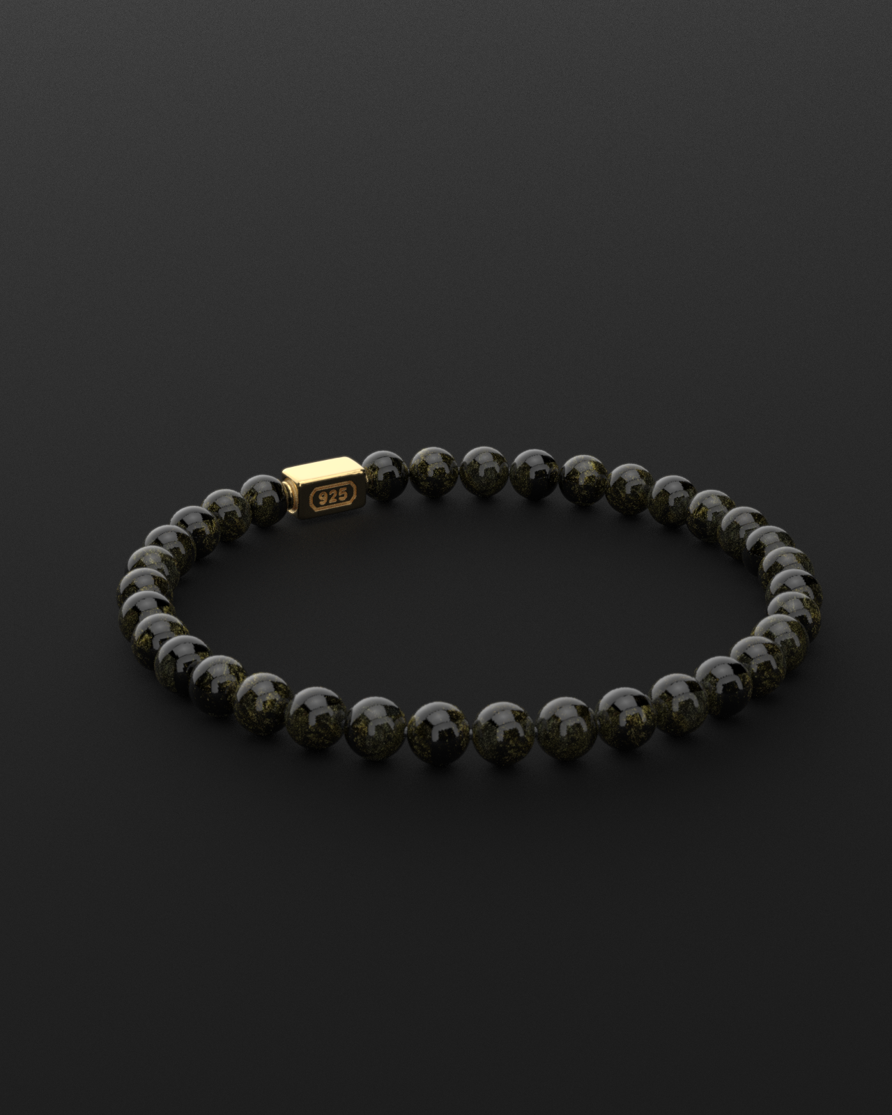 Obsidian Bracelet 6mm | Essential