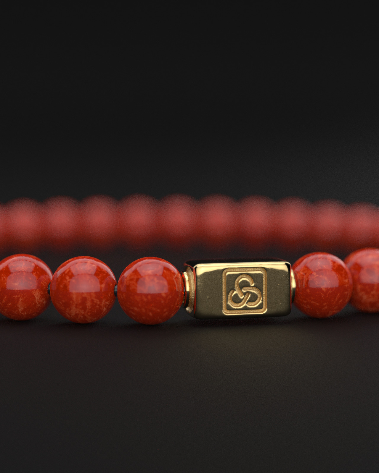 Red Jade Bracelet 6mm | Essential