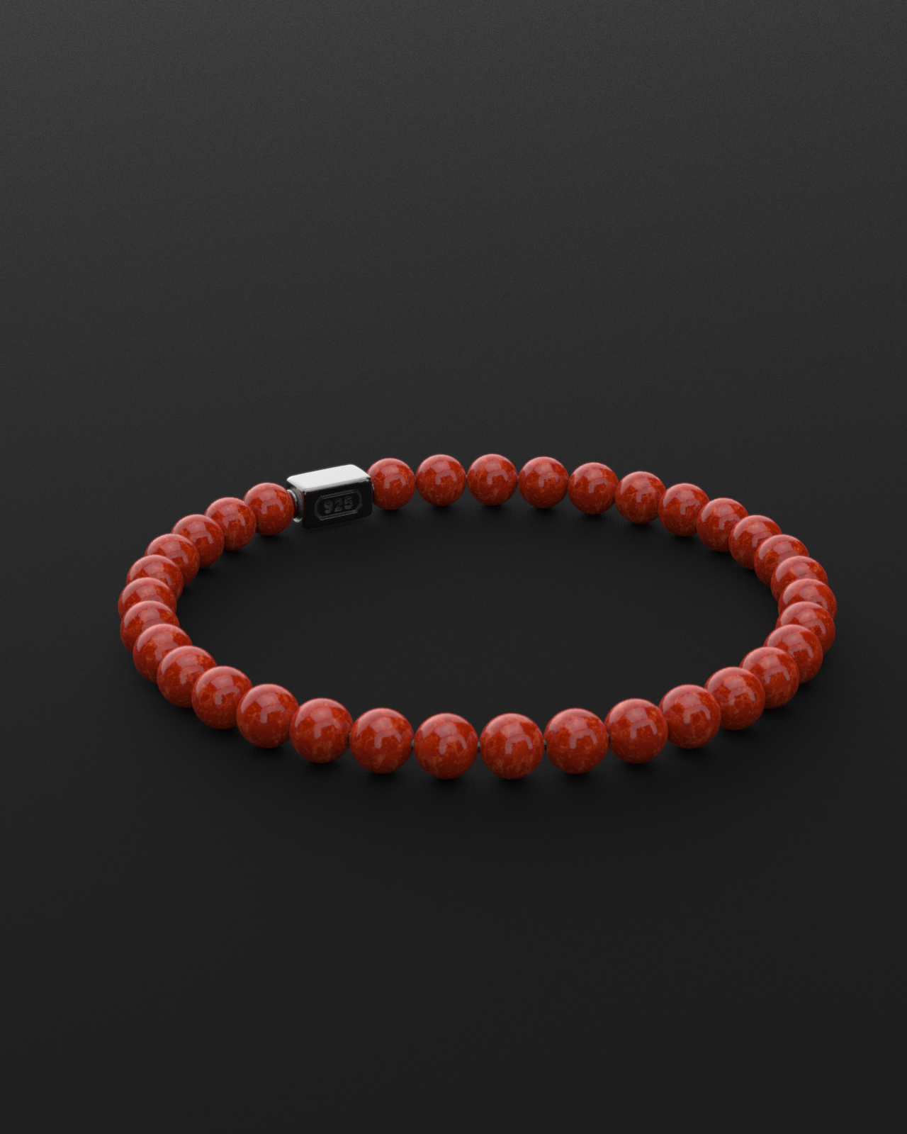 Red Jade Bracelet 6mm | Essential