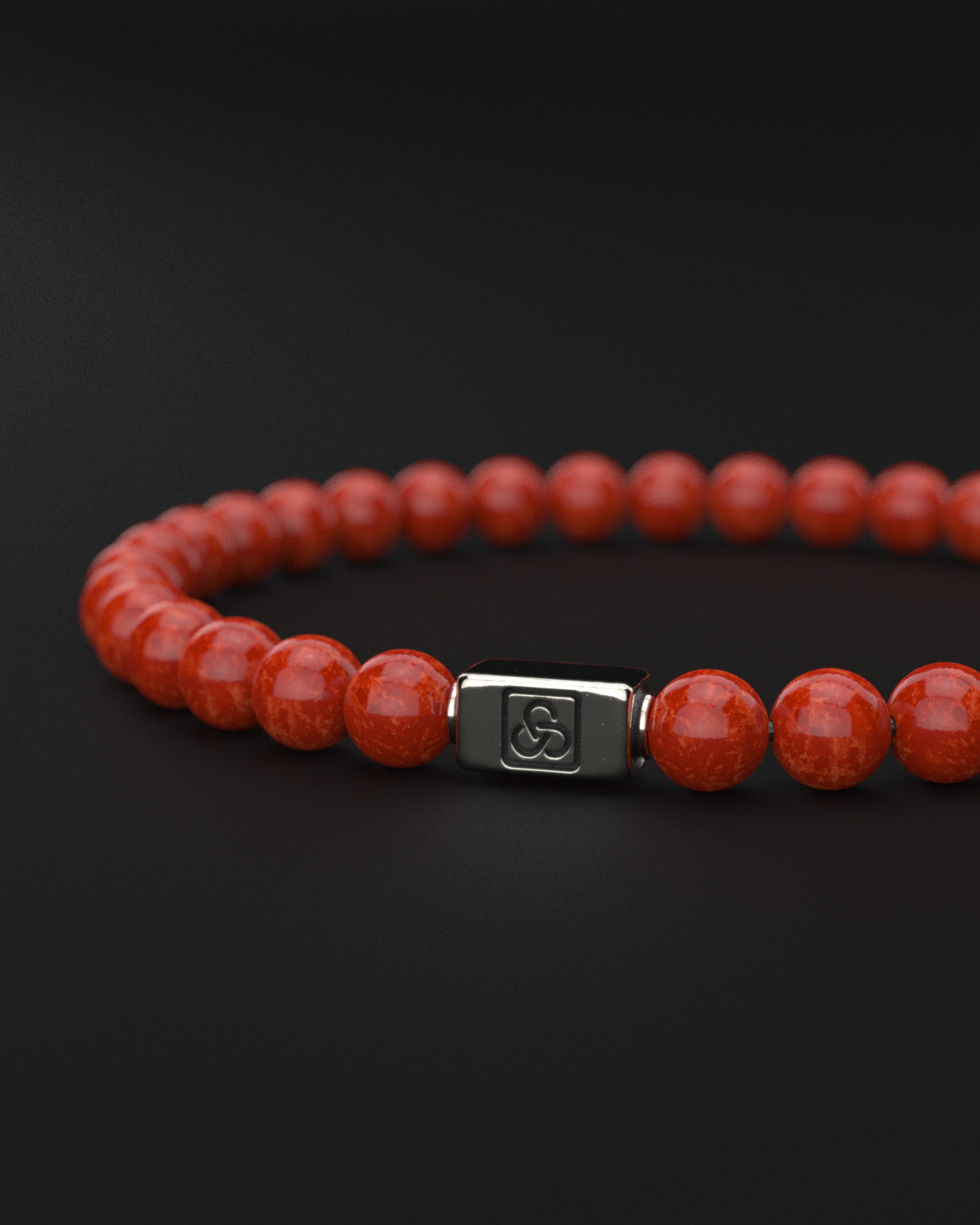 Red Jade Bracelet 6mm | Essential