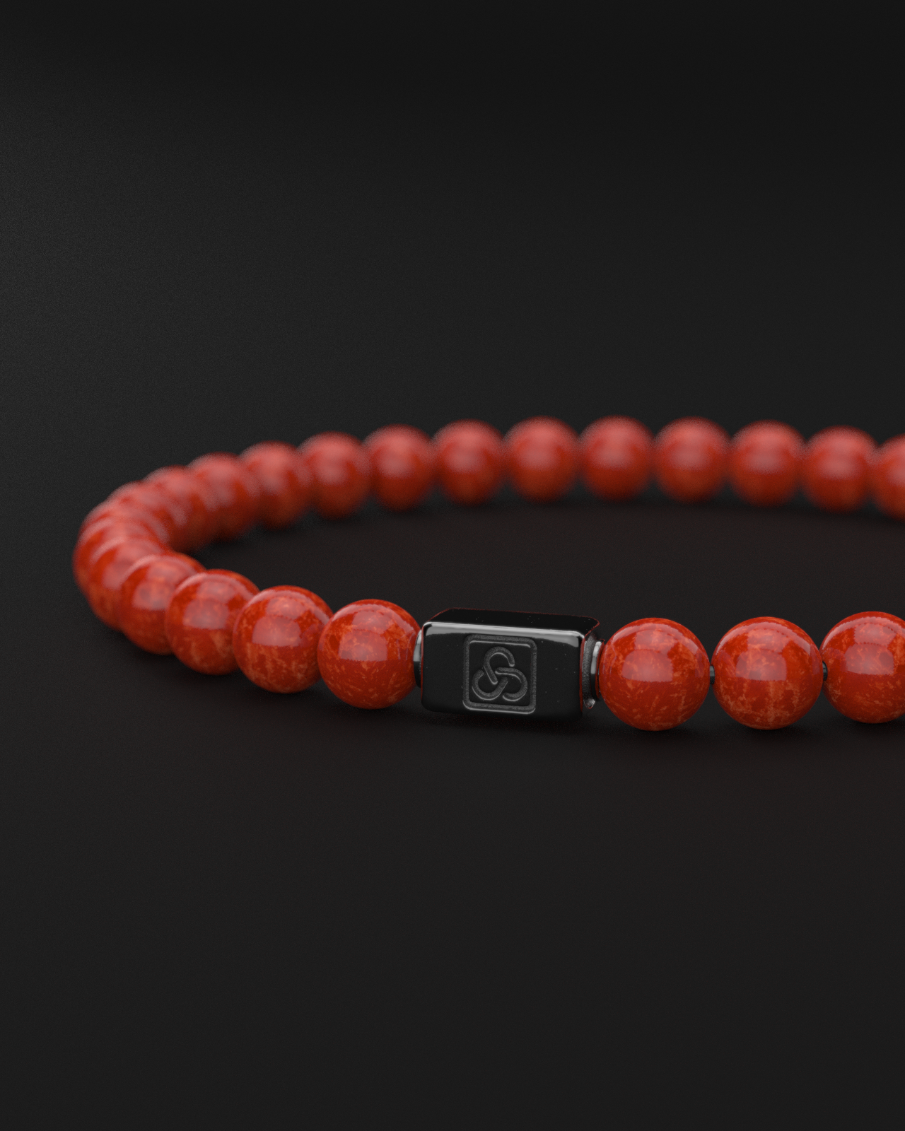 Red Jade Bracelet 6mm | Essential