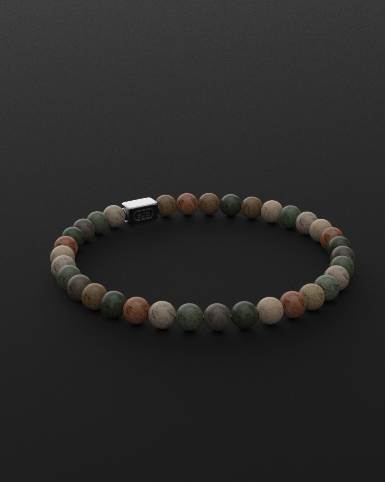 Picasso Agate Bracelet 6mm | Essential