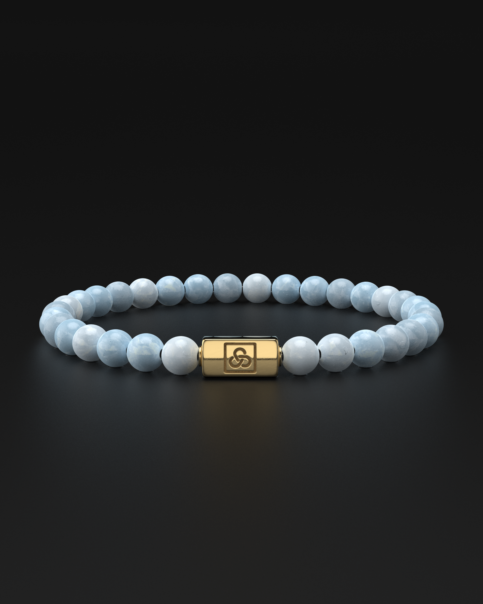 Bracelet Agate Picasso 6mm | Essentiel