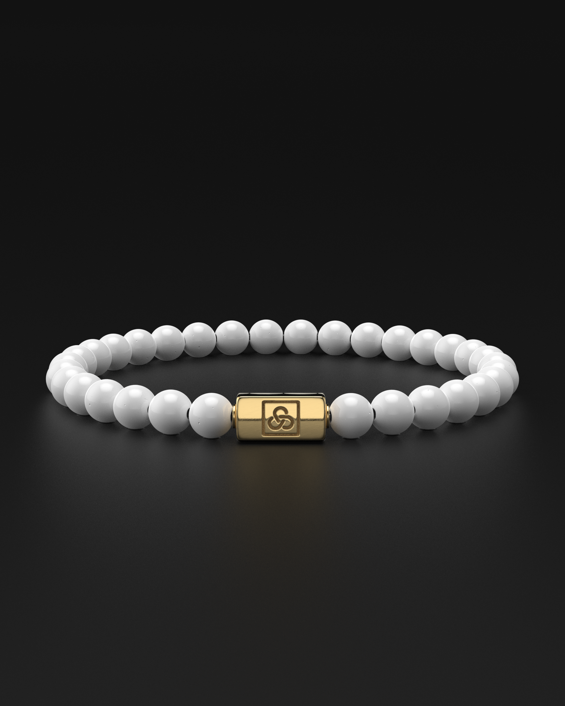 Bracelet Agate Picasso 6mm | Essentiel