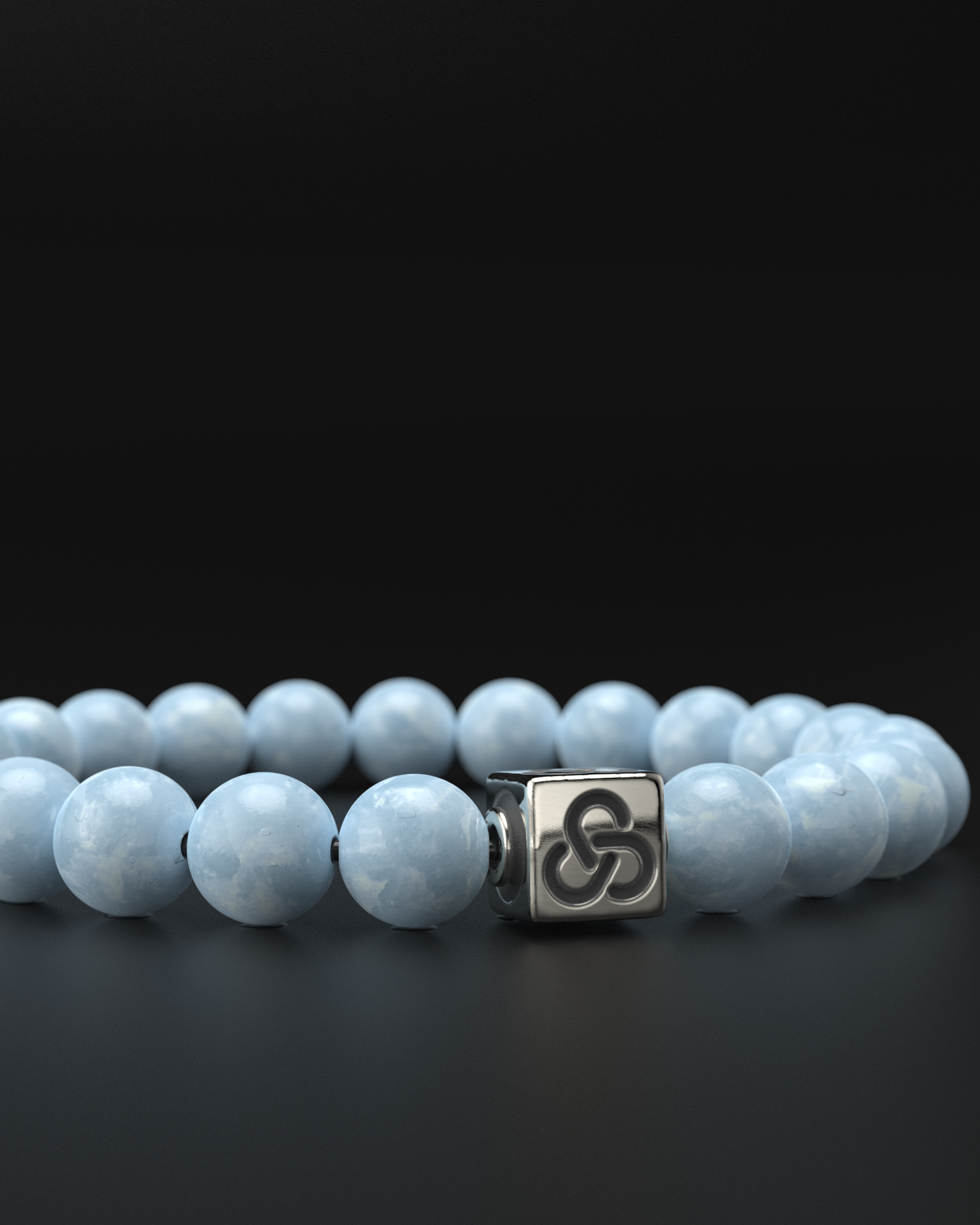 Aquamarine Bracelet 8mm | Essential