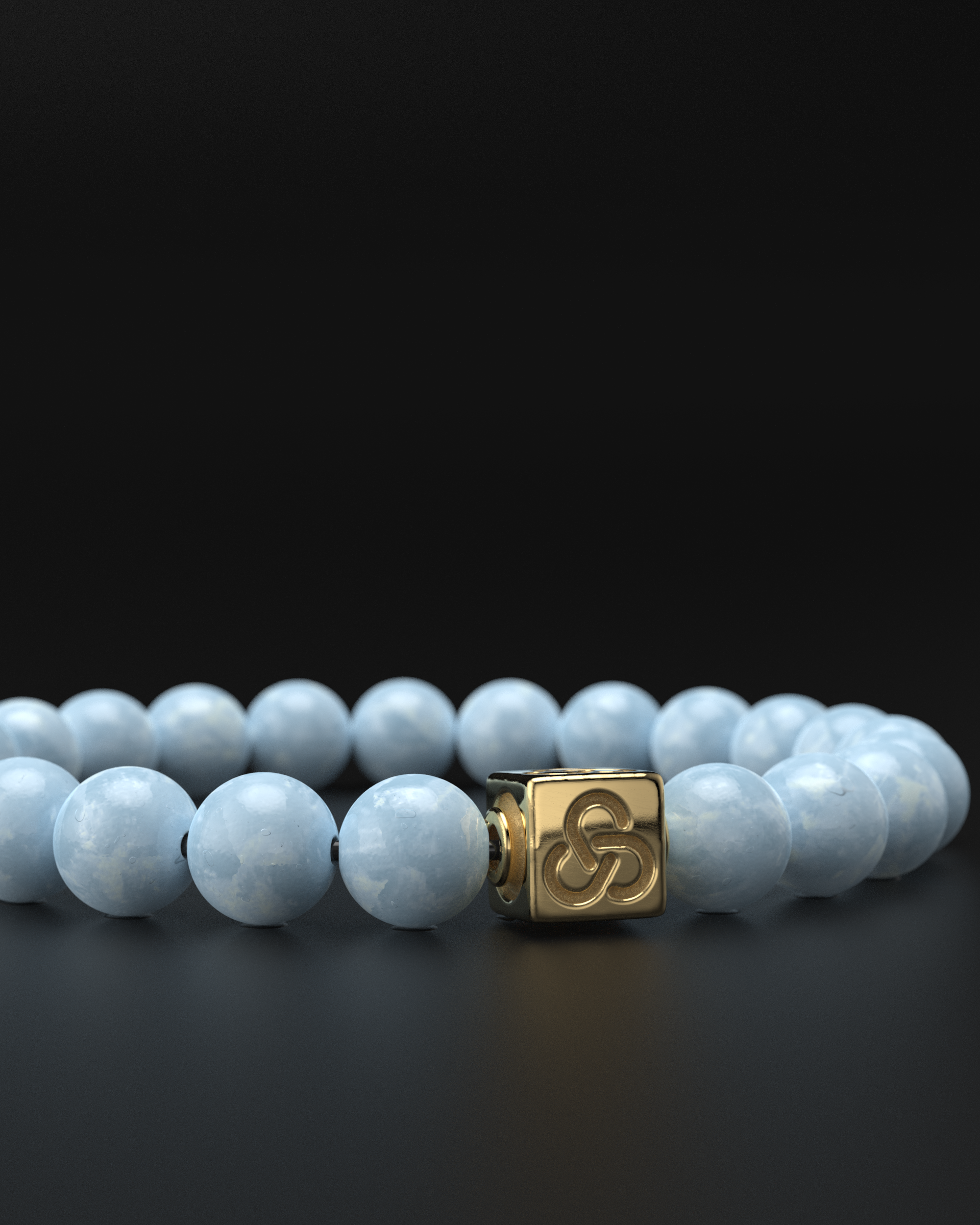 Aquamarine Bracelet 8mm | Essential