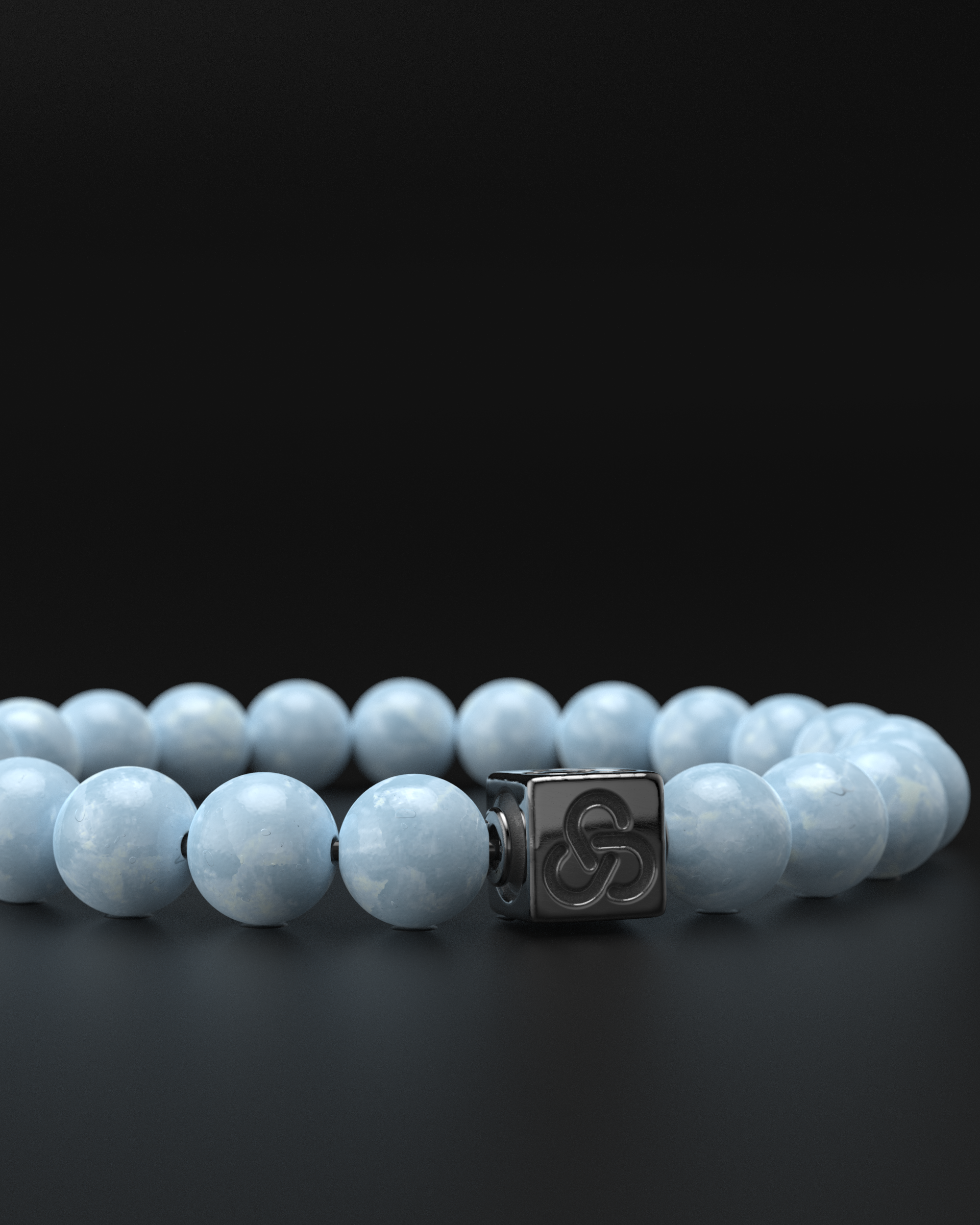 Aquamarine Bracelet 8mm | Essential