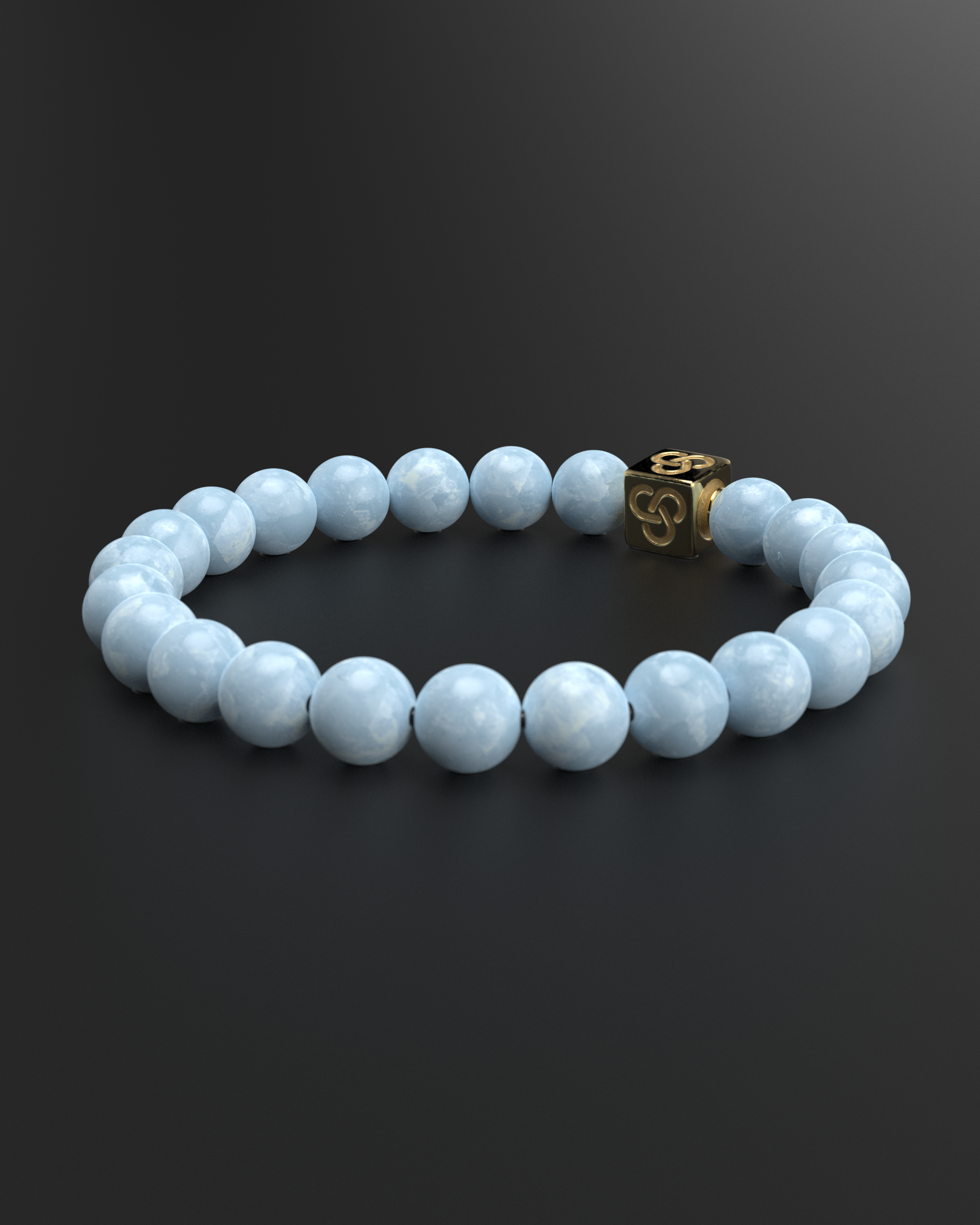 Aquamarine Bracelet 8mm | Essential