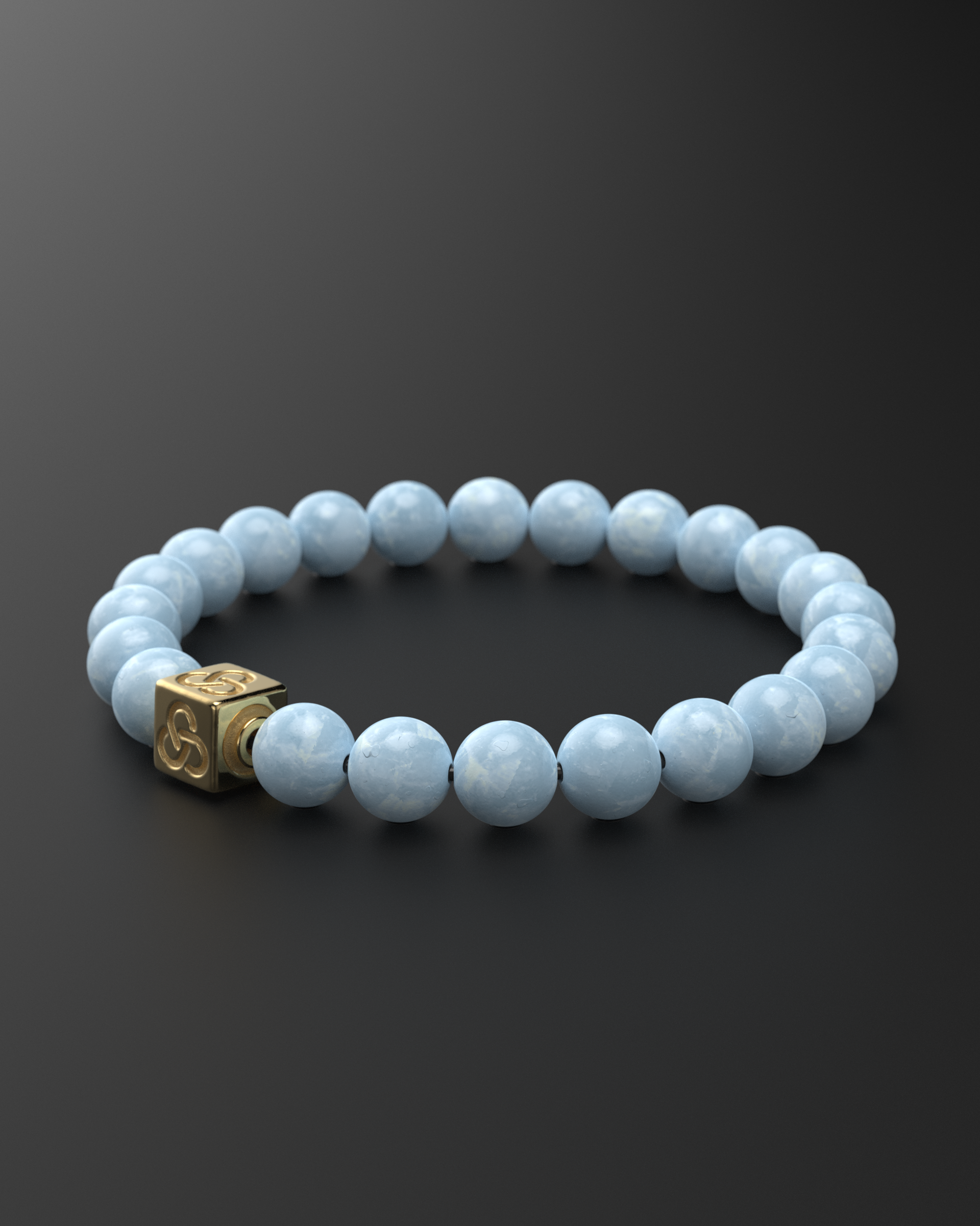 Aquamarine Bracelet 8mm | Essential