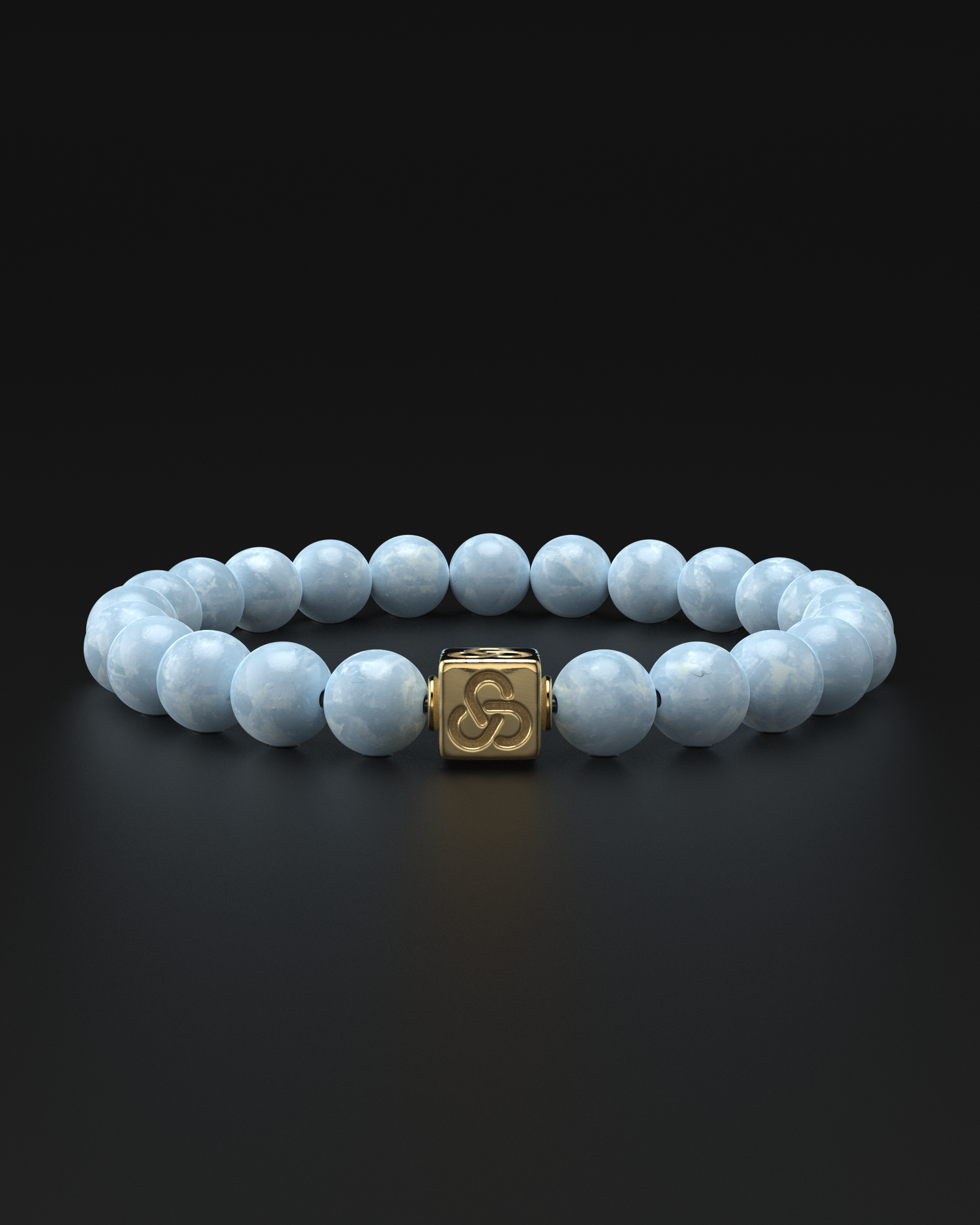 Aquamarine Bracelet 8mm | Essential