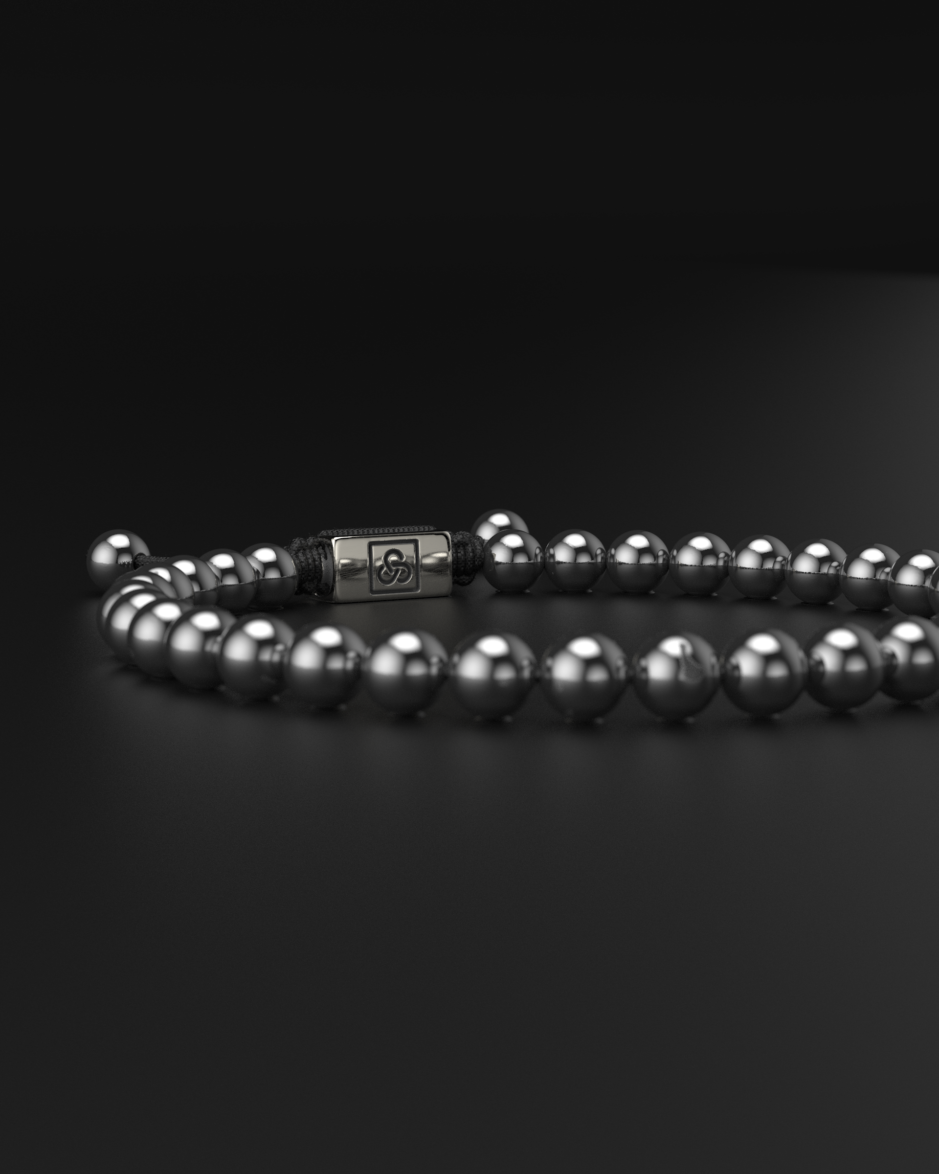 Bracciale in ematite 6mm | Essenziale