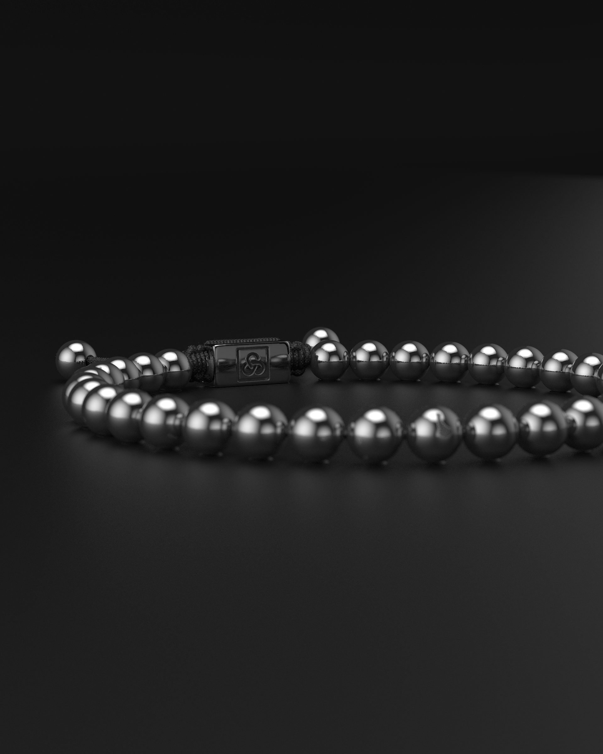 Bracciale in ematite 6mm | Essenziale