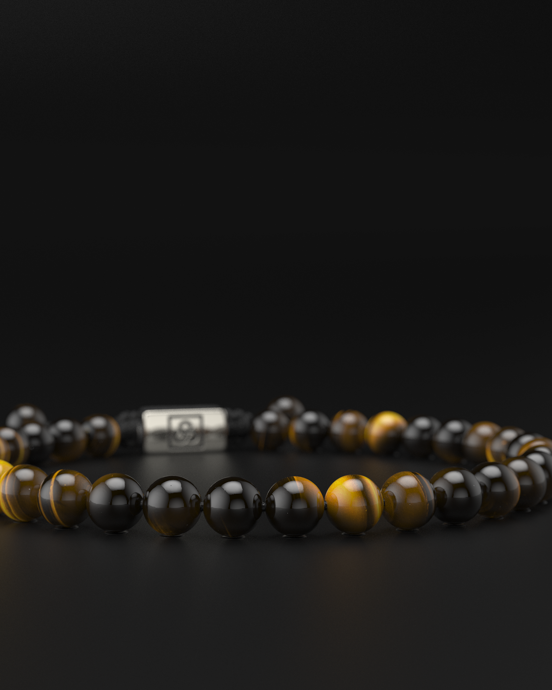 Tiger Eye Macrame Bracelet 6mm | Essential