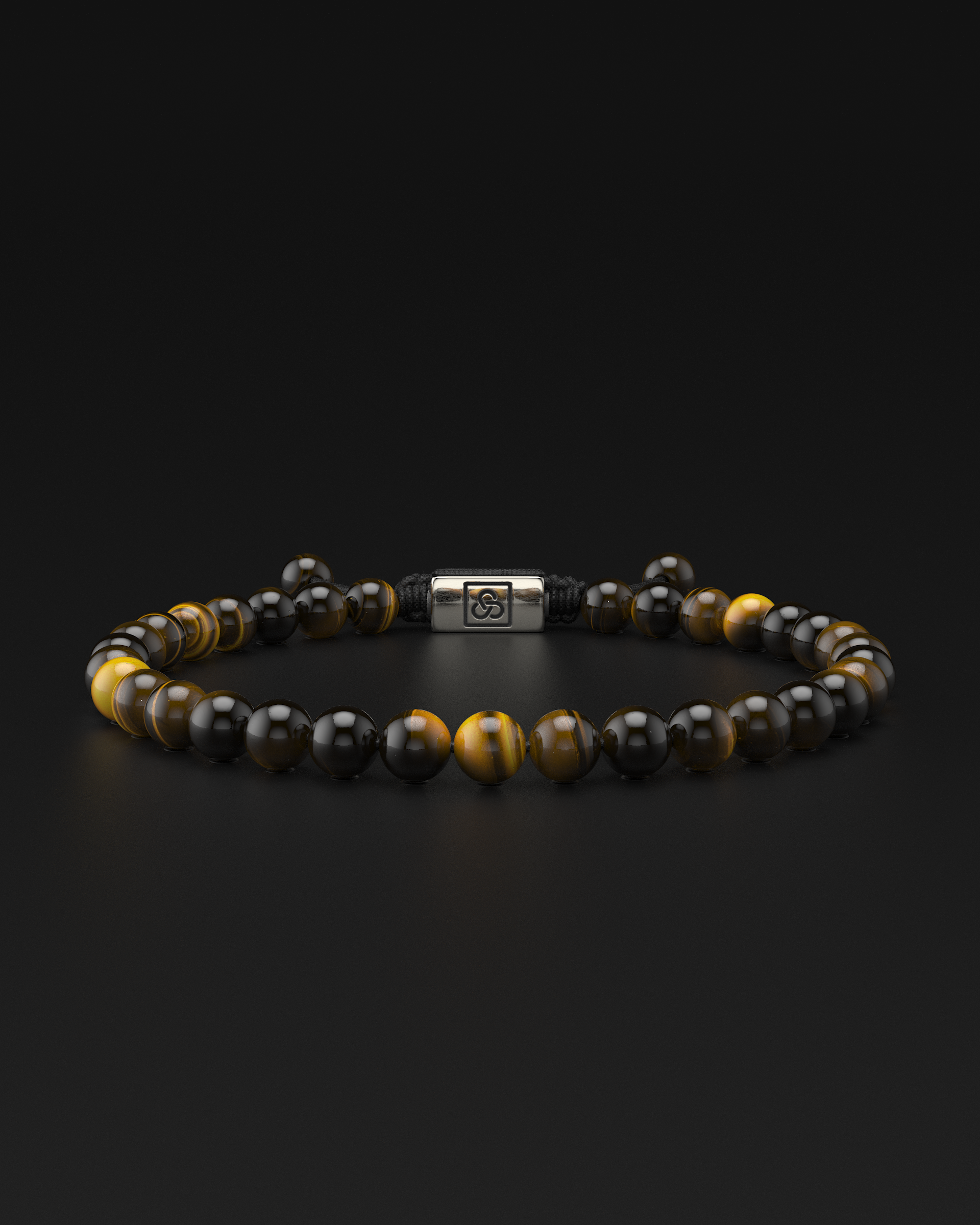 Tiger Eye Macrame Bracelet 6mm | Essential