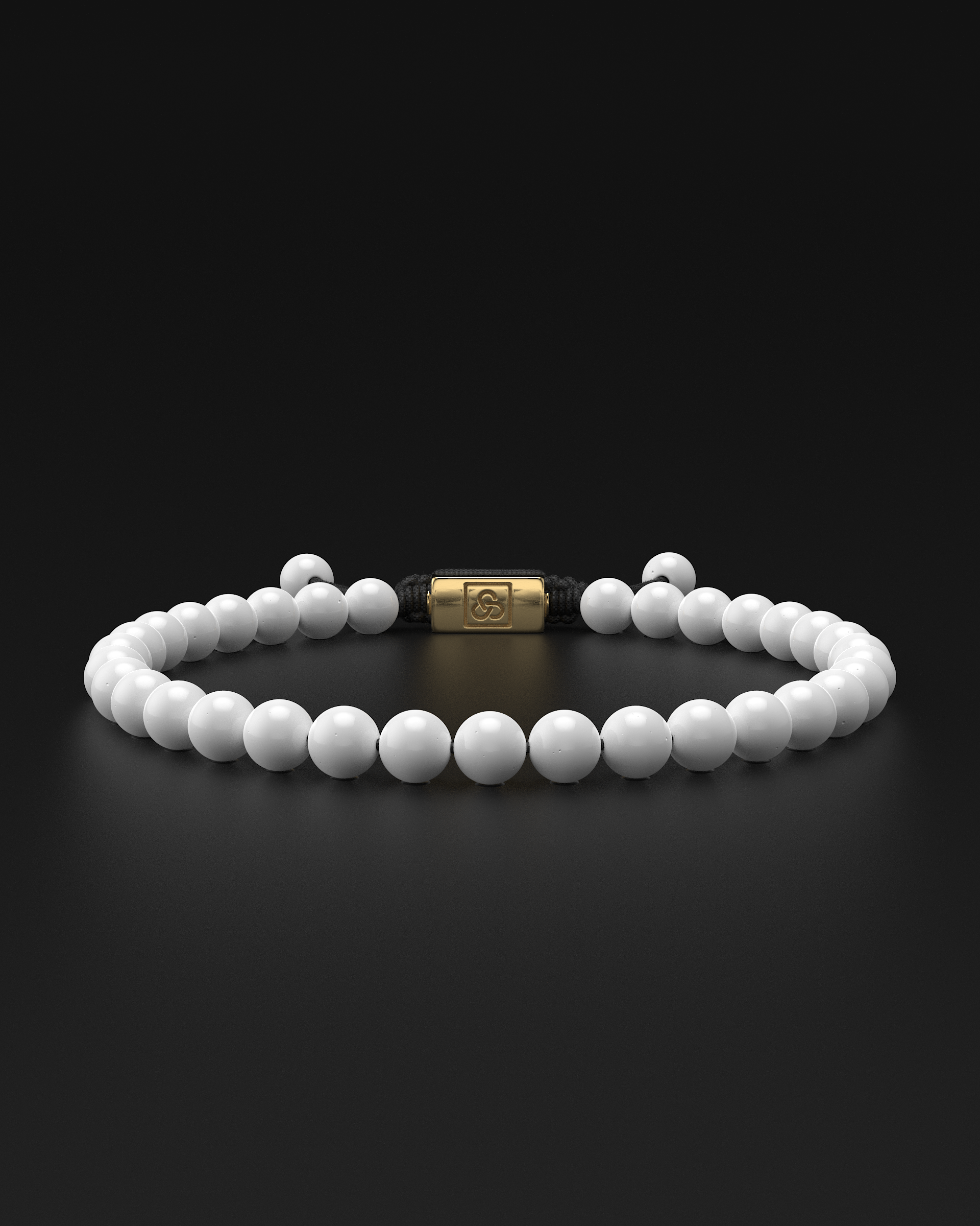 Bracelet Agate Picasso 6mm | Essentiel