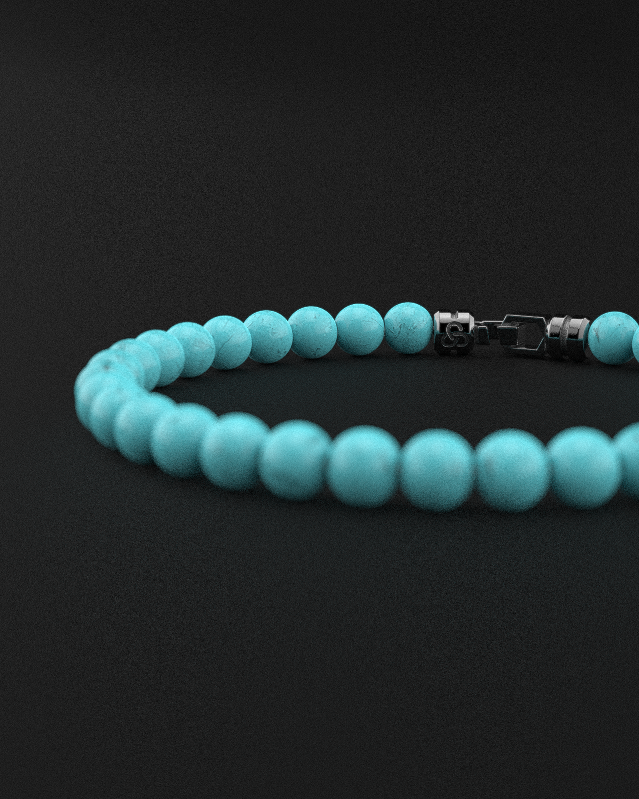 Bracelet Turquoise Mat 6mm | SOMMET