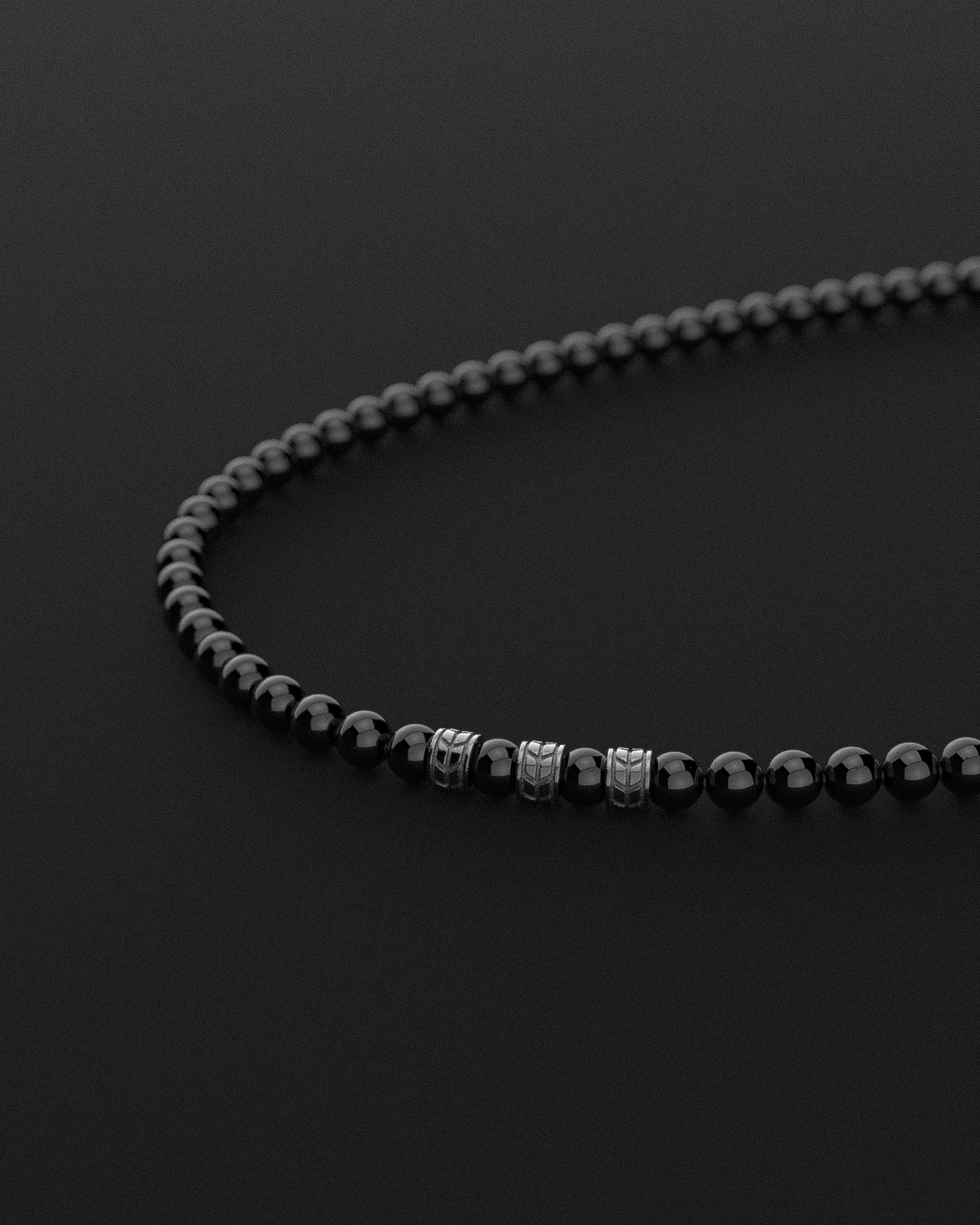Collier Onyx 8mm | Royale
